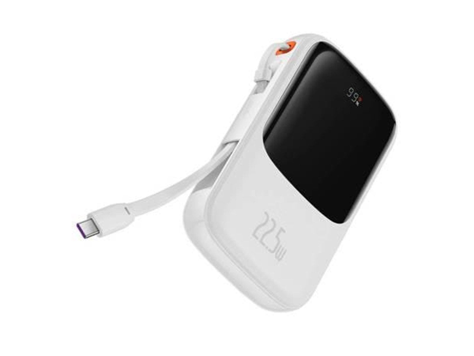 Baseus Powerbank Qpow PRO with cable 10000mAh 22.5W (White) Powerbank (Akku) - Weiß - 10000 mAh