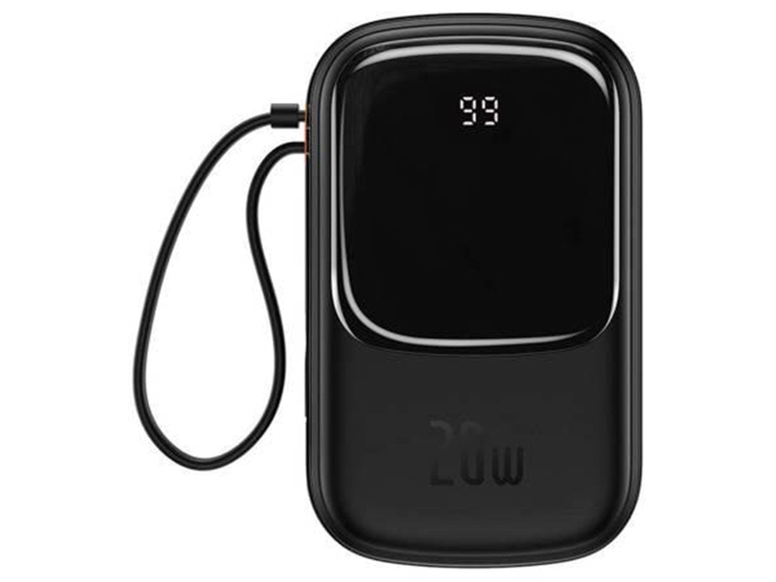 Baseus Powerbank Qpow PRO with Lightning cable USB-C port and USB 20000mAh 20W (Black) Powerbank (Akku) - schwarz - 20000 mAh