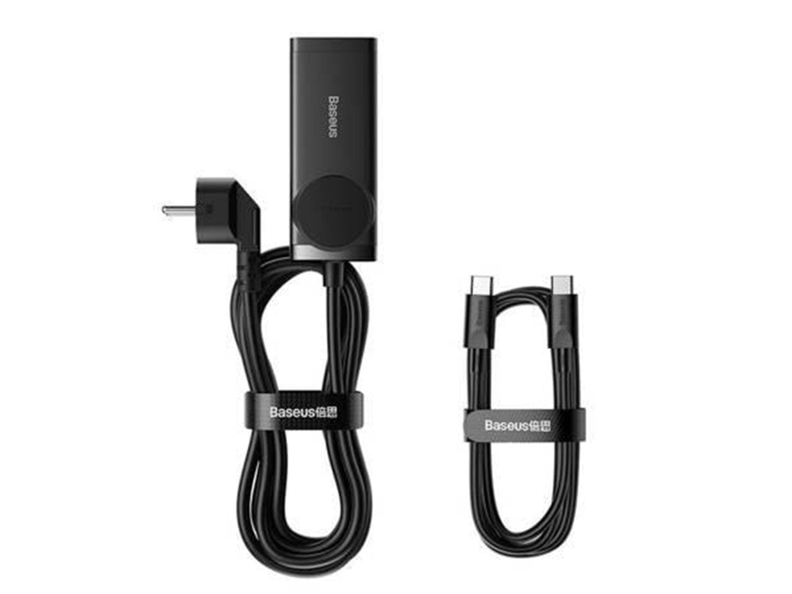 Baseus GaN3 Pro wall charger / powerstrip 2xUSB + 2xUSB-C + AC 100W (black) USB-Hubs - 5 - Schwarz