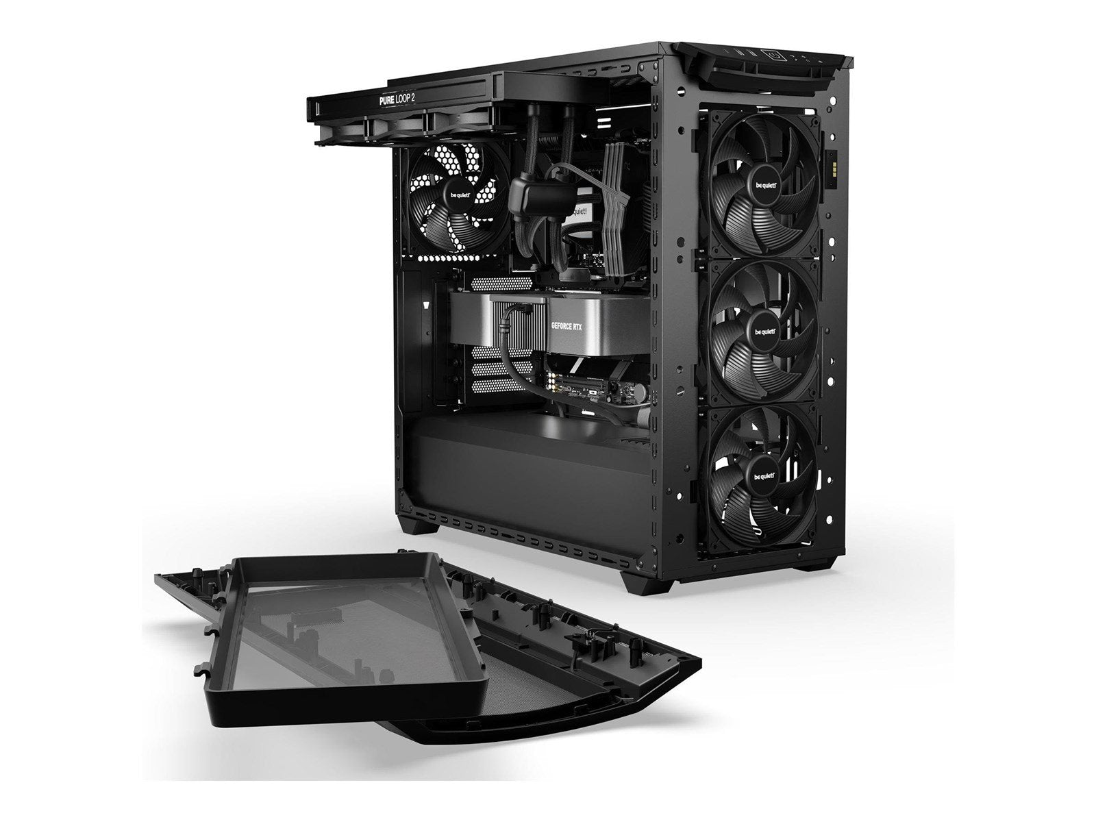be quiet! Shadow Base 800 DX - Black - Gehäuse - Miditower - Schwarz