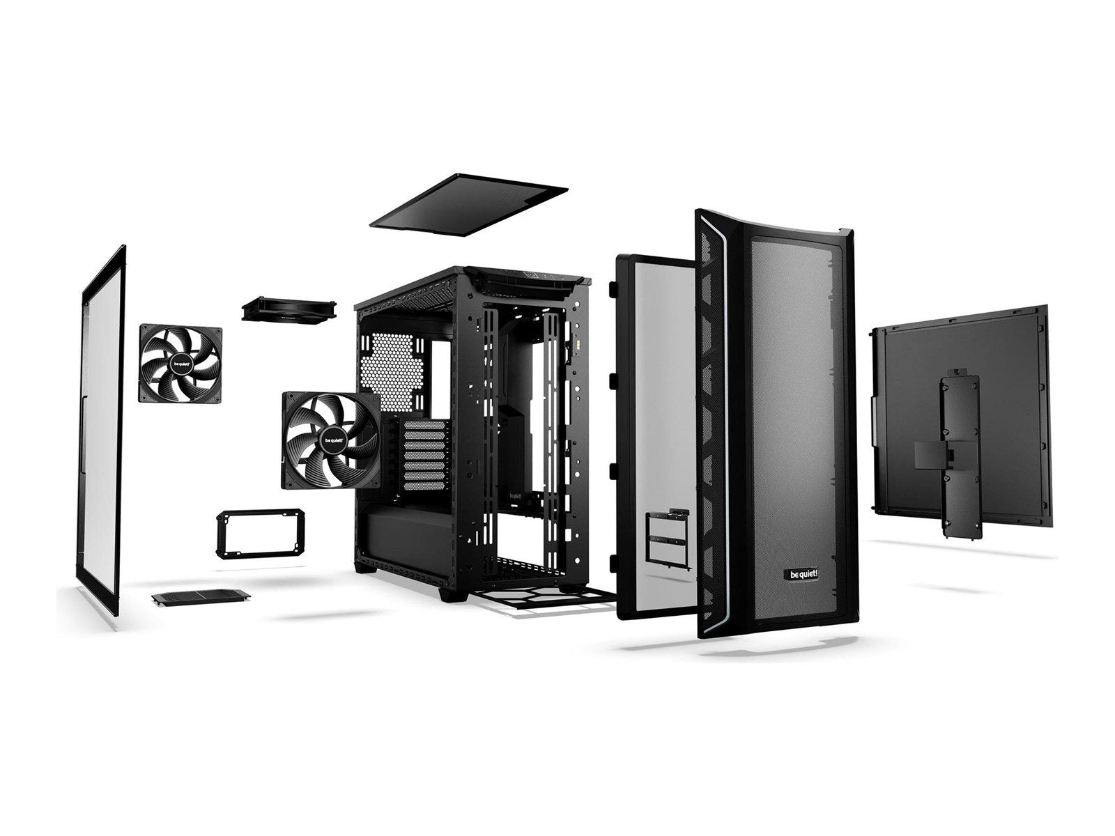 be quiet! Shadow Base 800 DX - Black - Gehäuse - Miditower - Schwarz