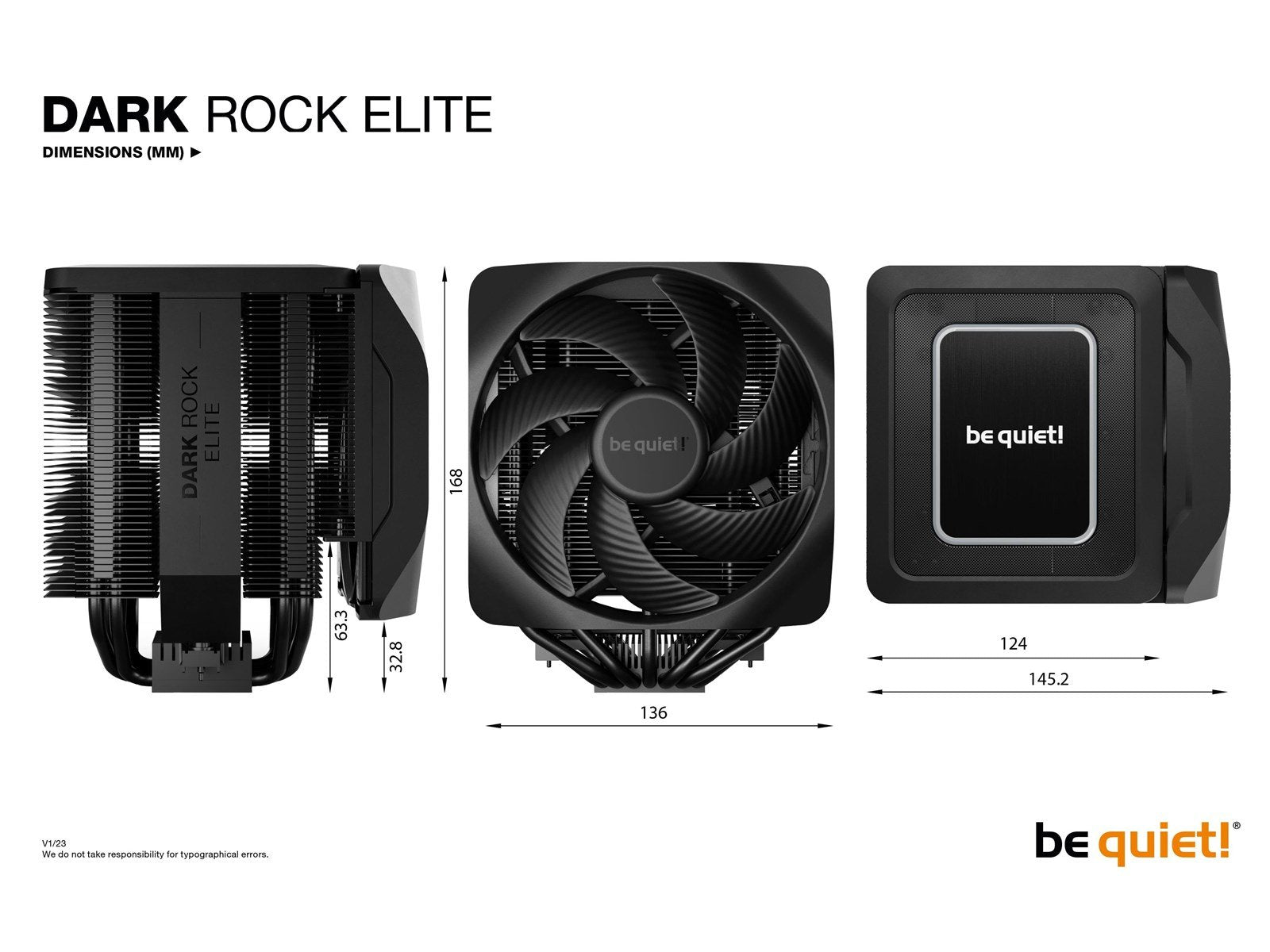 be quiet! Dark Rock Elite - CPU-Luftkühler - Max 35 dBA