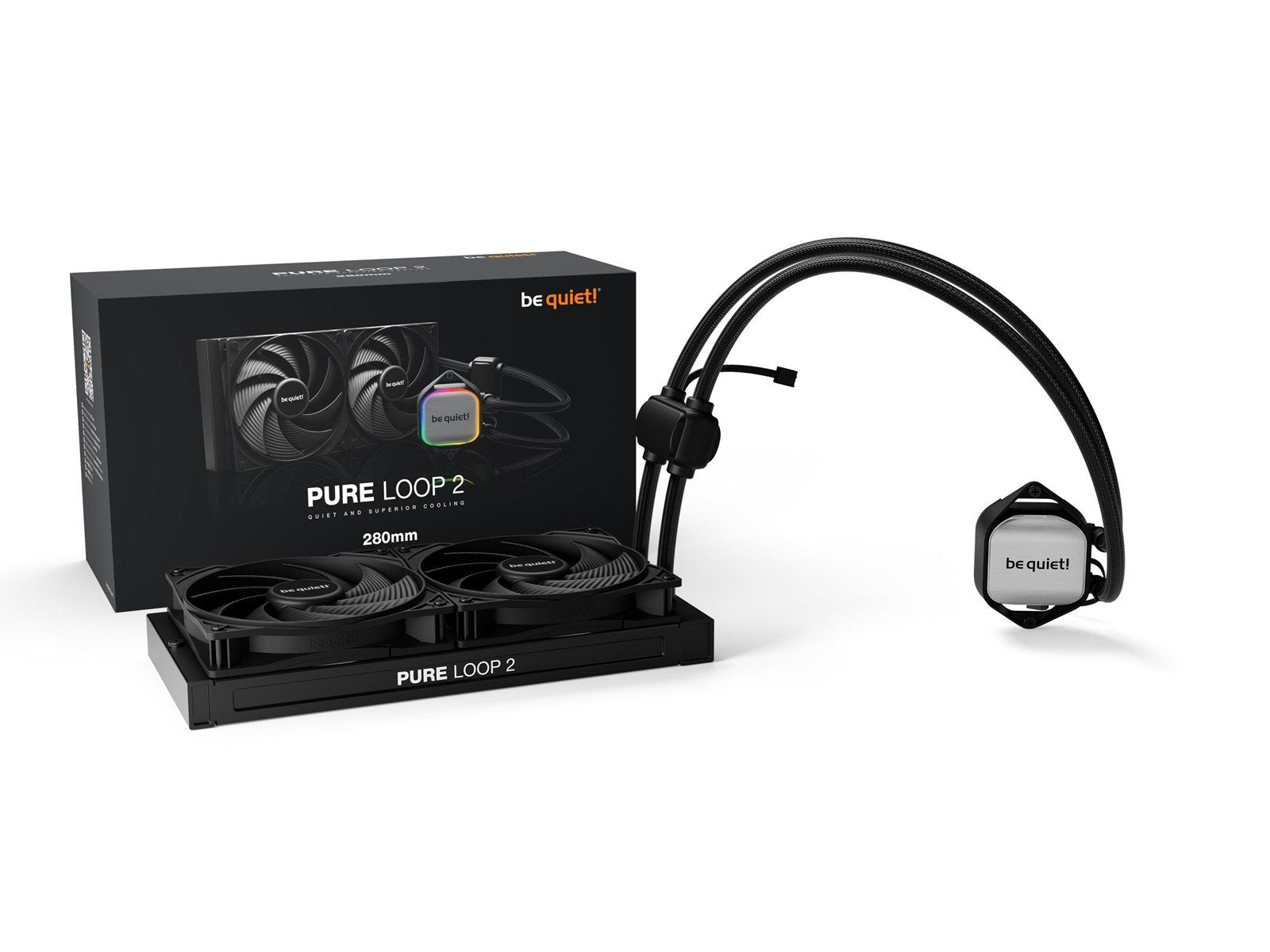 be quiet! Pure Loop 2 280mm - CPU-Wasserkühlung - Max 34 dBA