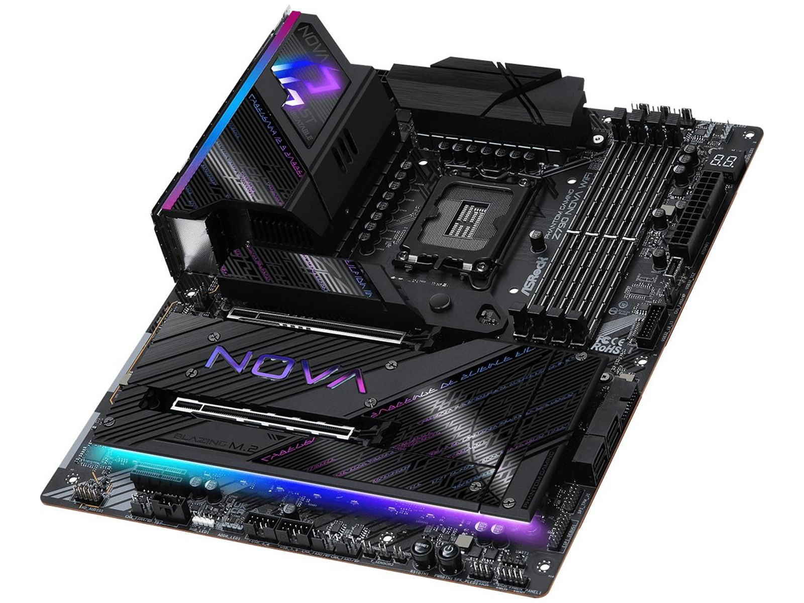 ASRock Z790 NOVA WIFI Mainboard - Intel Z790 - Intel LGA1700 socket - DDR5 RAM - ATX