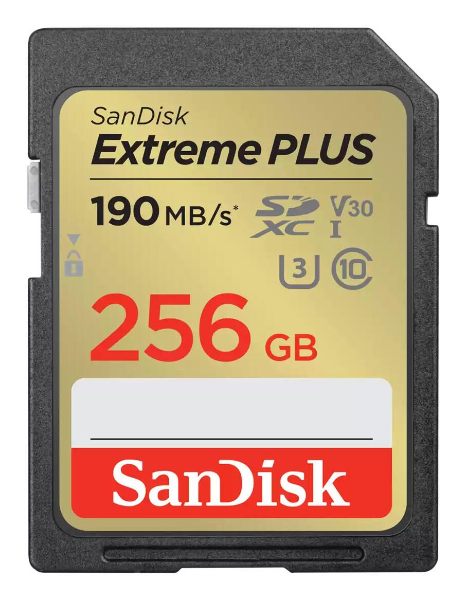SanDisk Extreme PLUS Speicherkarte 256 GB
