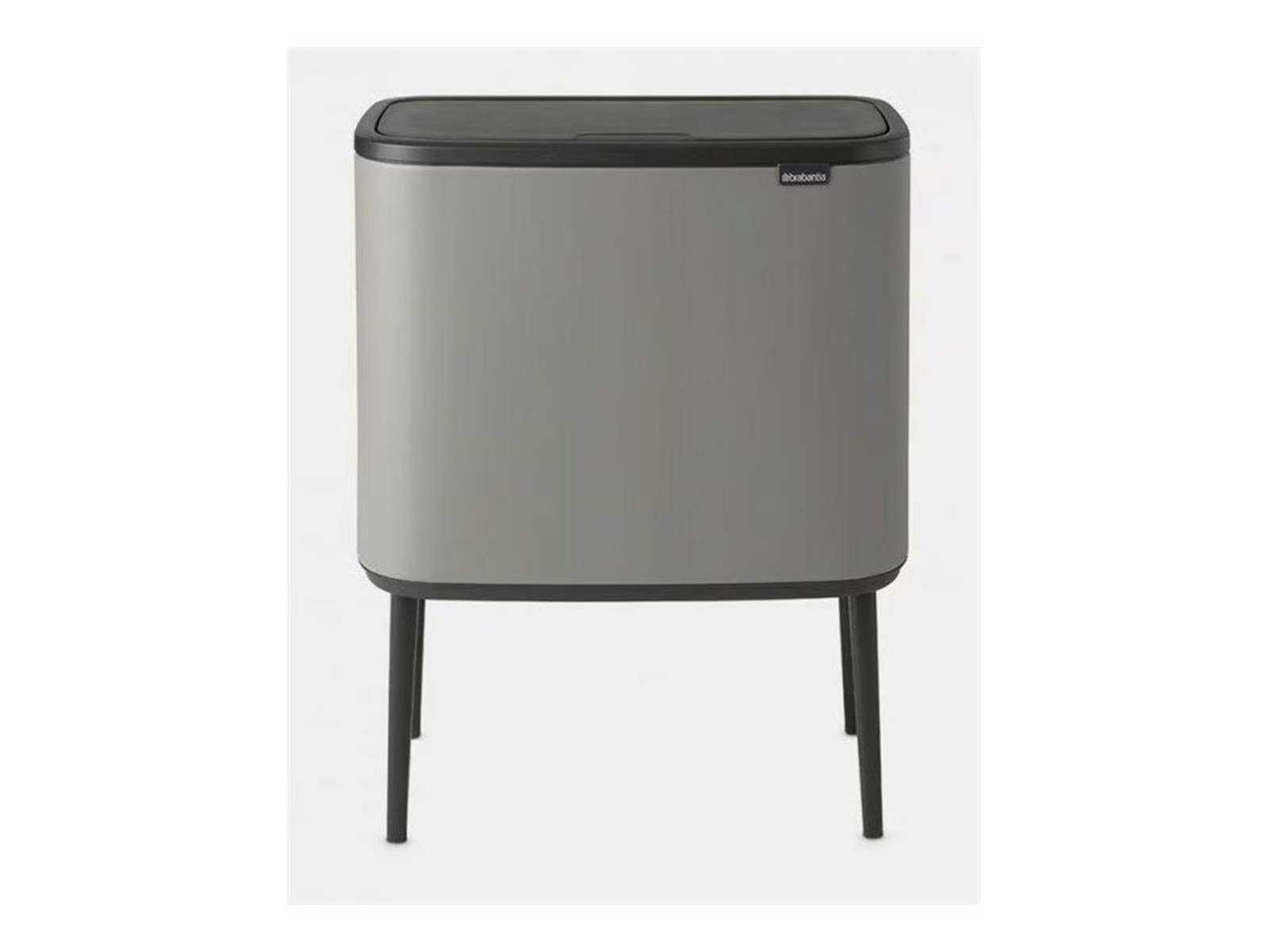 brabantia Bo Touch Bin Mineral Concrete Grey 3 x 11 L