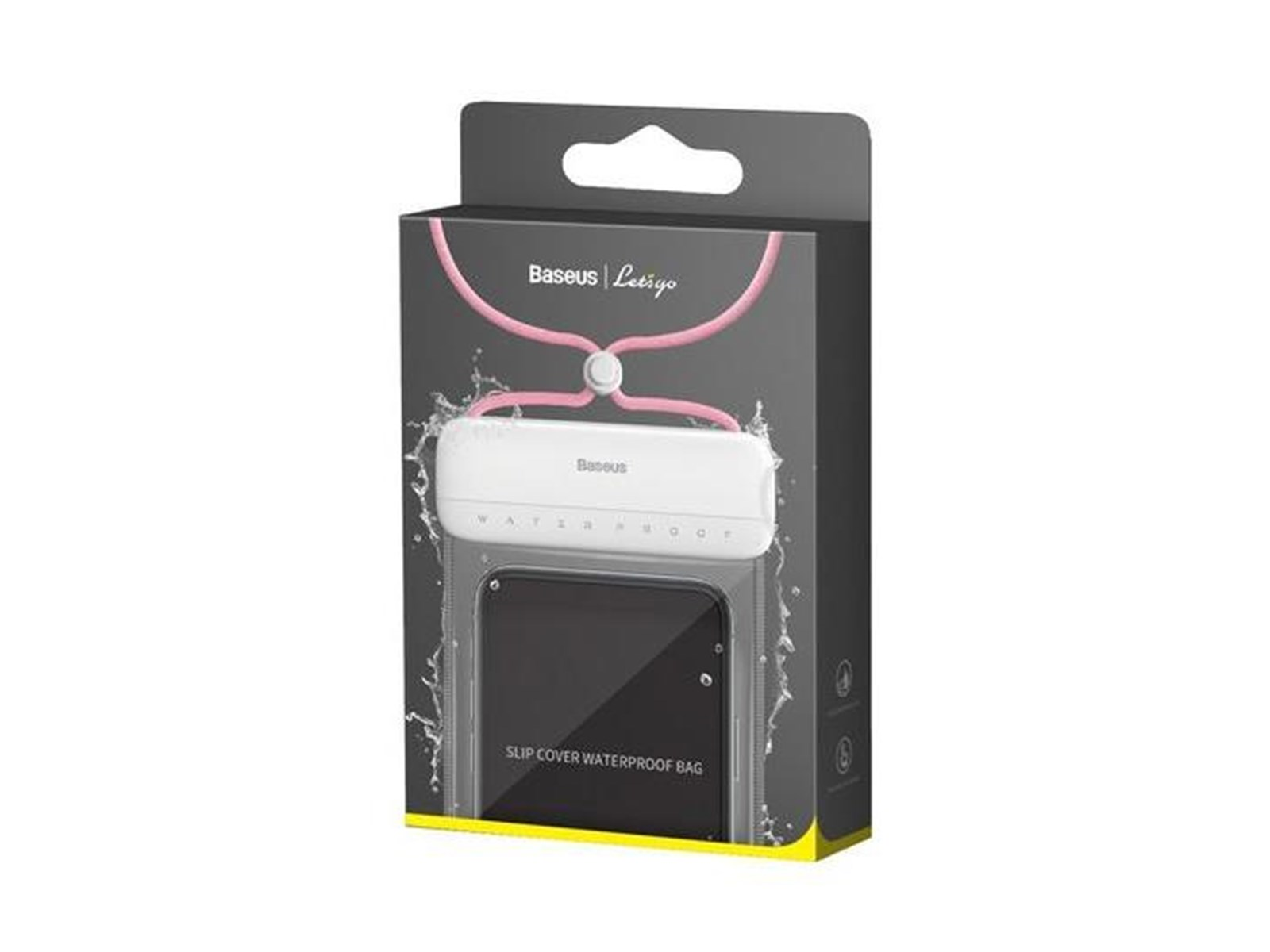 Baseus Let's Go Universal waterproof case for smartphones (pink)