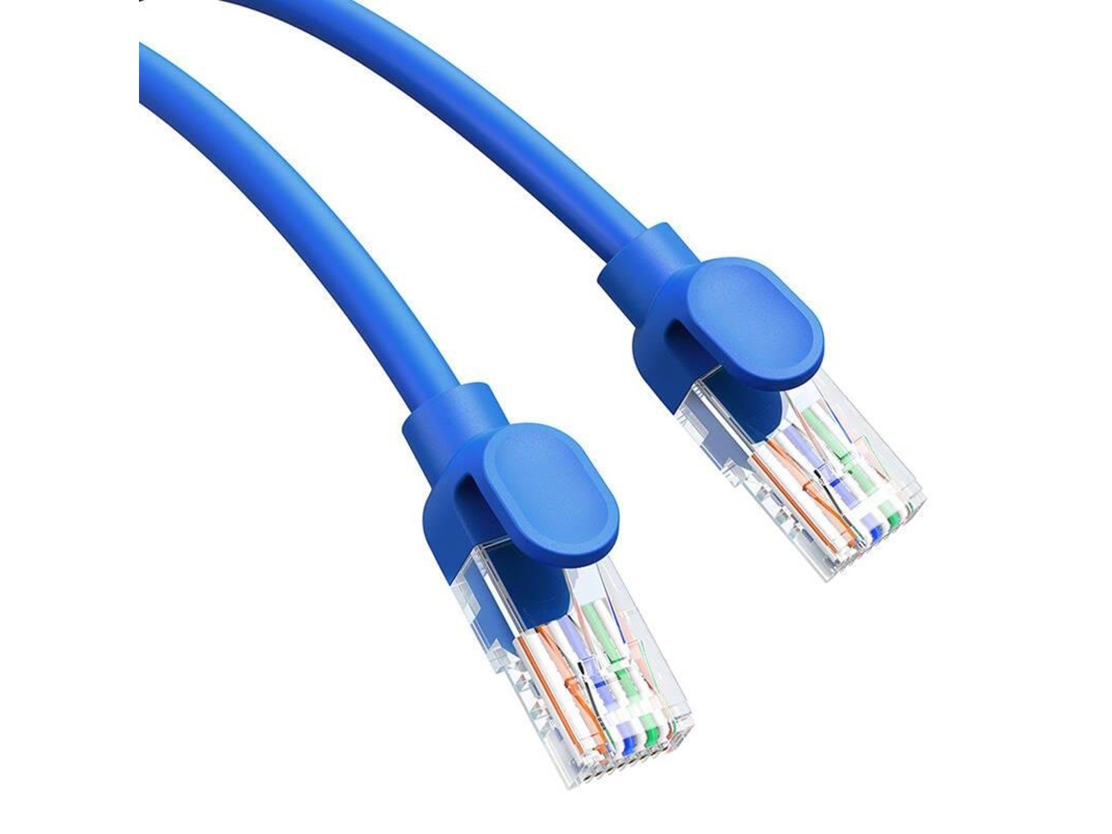 Baseus Round Cable Ethernet RJ45 Cat.6 5m (blue) - Blau - 5 meter