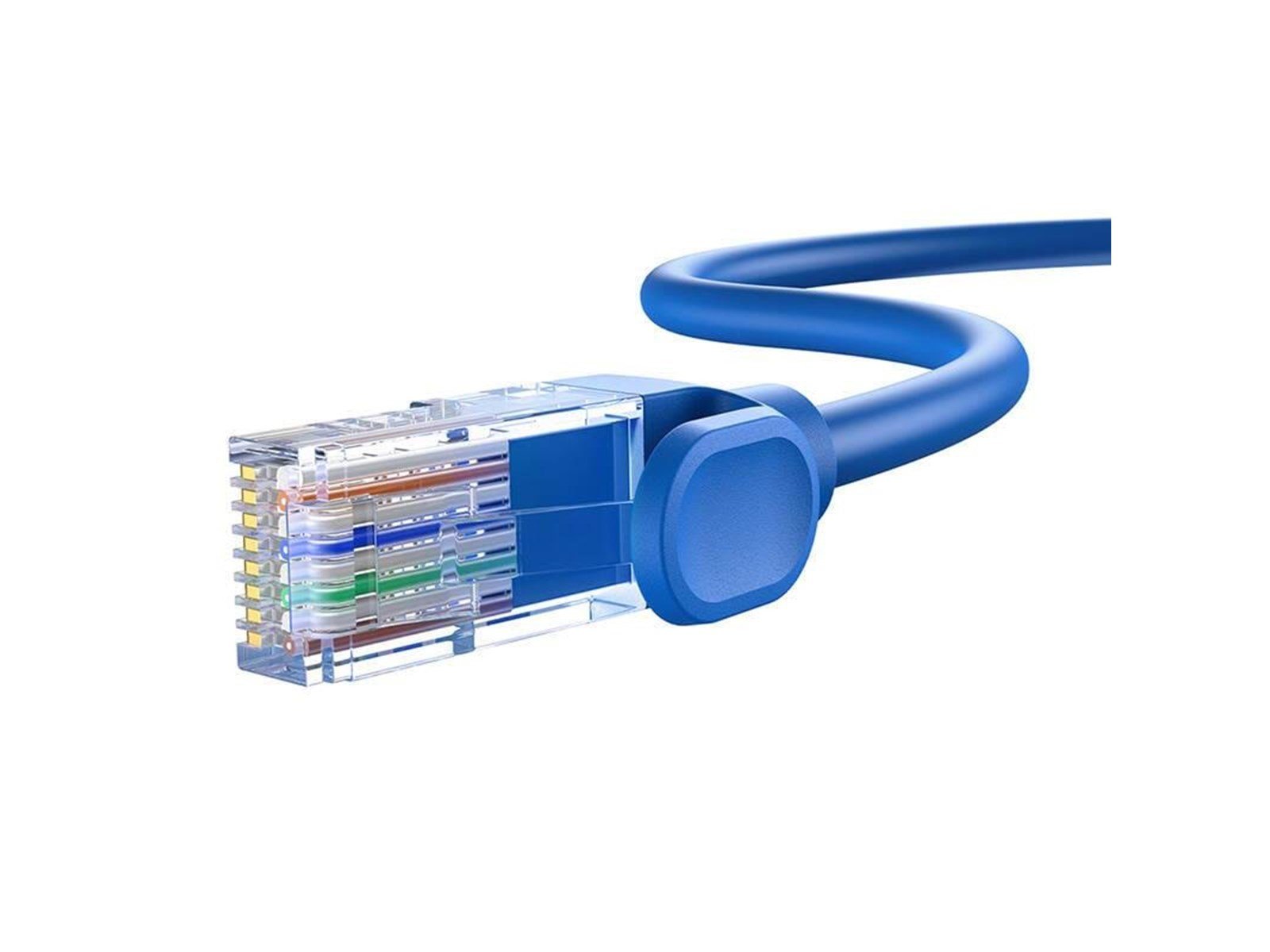 Baseus Round Cable Ethernet RJ45 Cat.6 5m (blue) - Blau - 5 meter