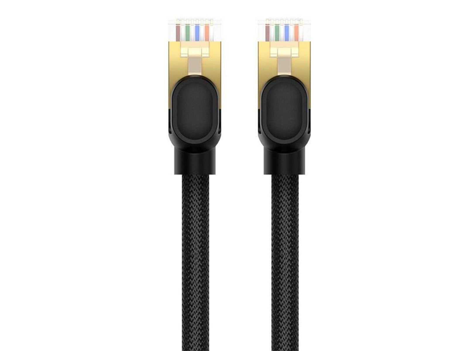 Baseus Network cable cat.8 Ethernet RJ45 40Gbps 5m (black) - Schwarz - 5 meter