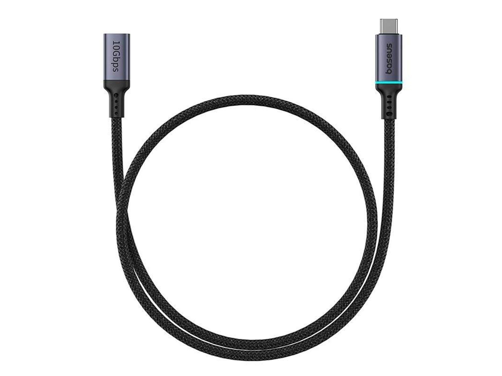 Baseus High Definition extension cable USB-C Male to Female 10Gbps 0.5m (black)