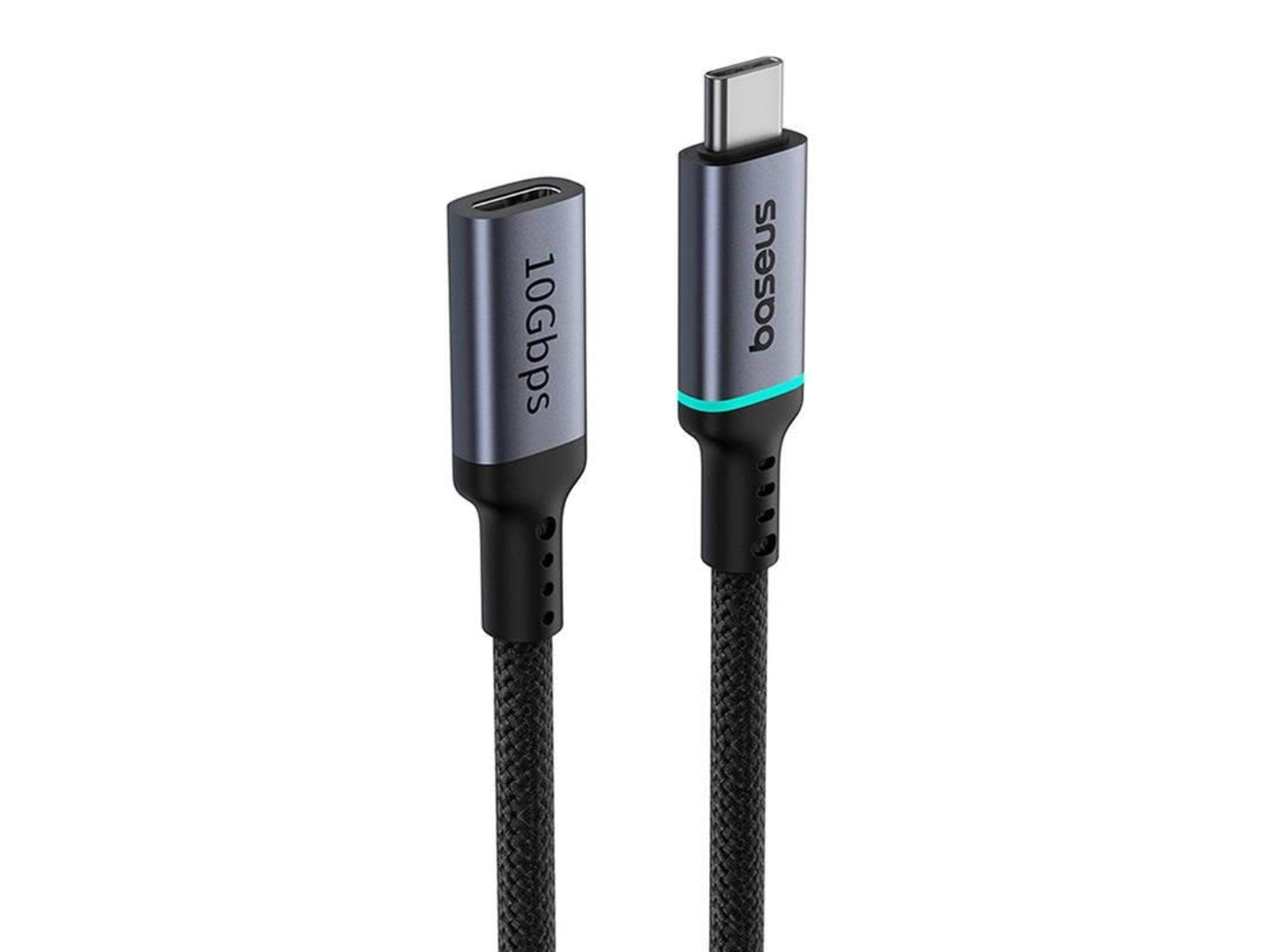 Baseus High Definition extension cable USB-C Male to Female 10Gbps 0.5m (black)