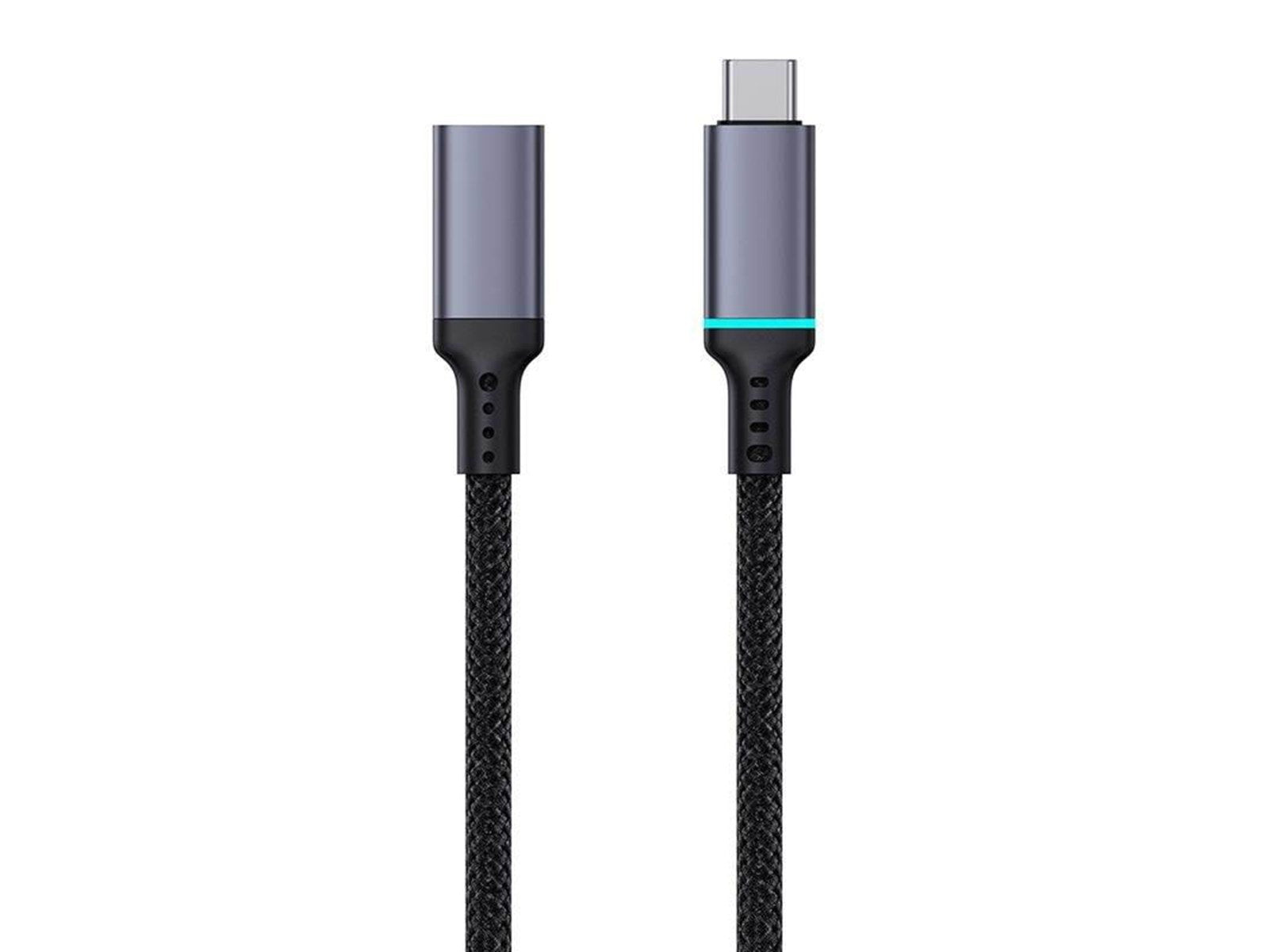 Baseus High Definition extension cable USB-C Male to Female 10Gbps 0.5m (black)