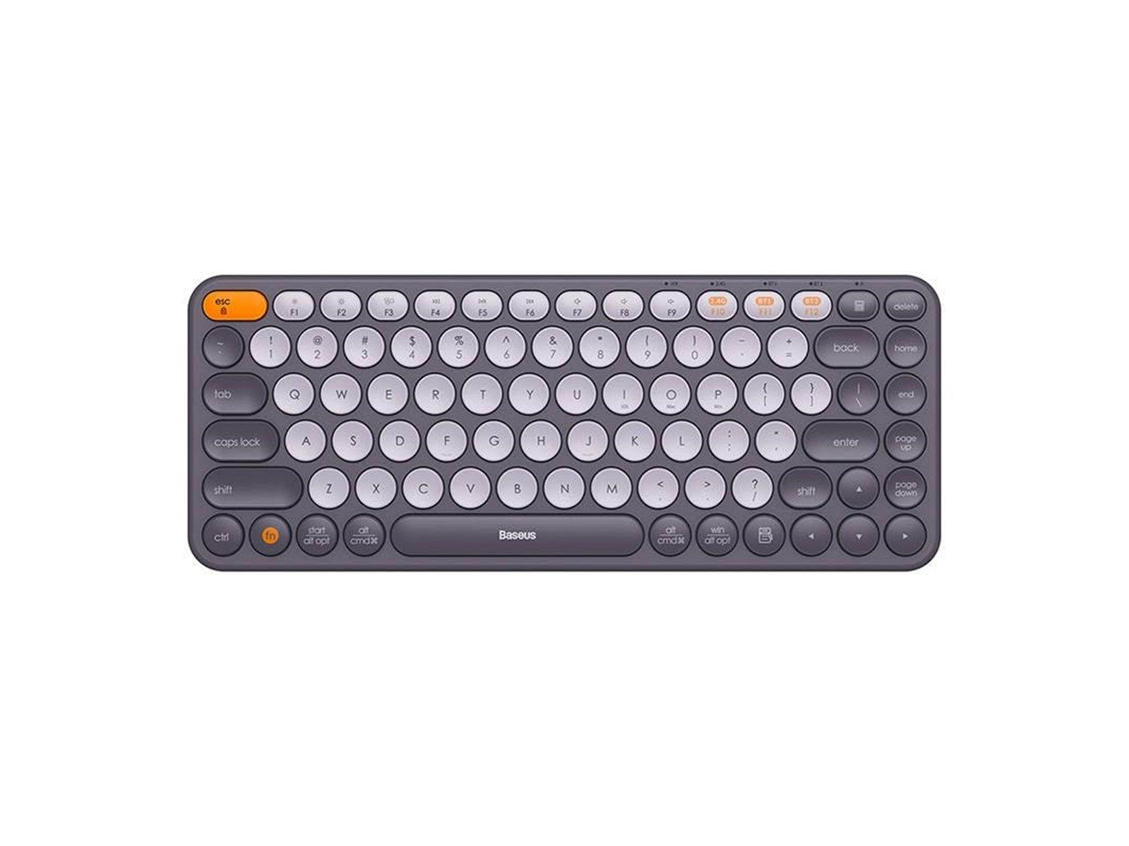 Baseus K01A Wireless Tri-Mode Keyboard Frosted Gray - Tastaturen - Grau