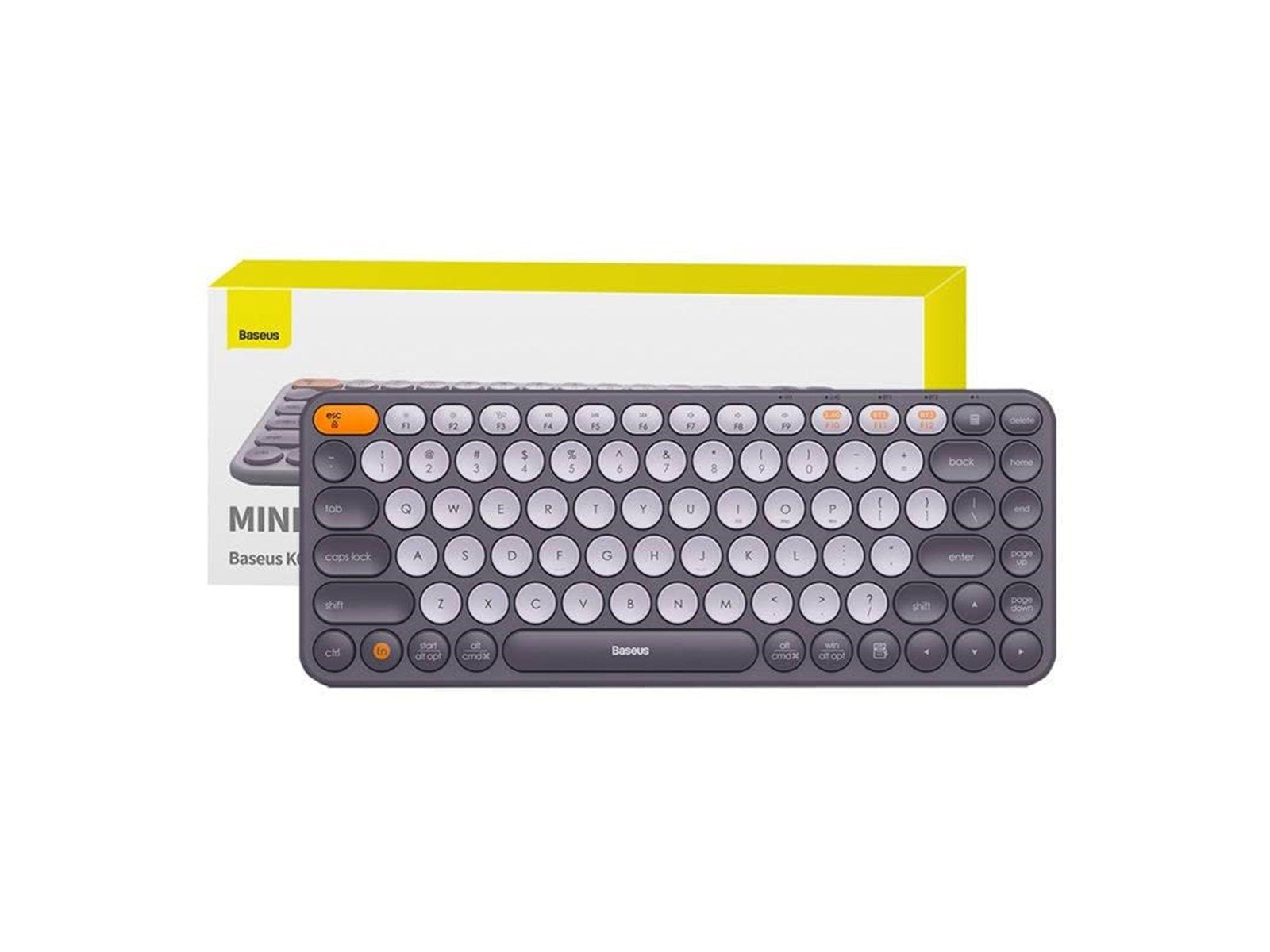 Baseus K01A Wireless Tri-Mode Keyboard Frosted Gray - Tastaturen - Grau