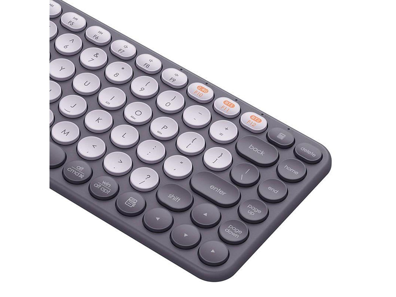 Baseus K01A Wireless Tri-Mode Keyboard Frosted Gray - Tastaturen - Grau