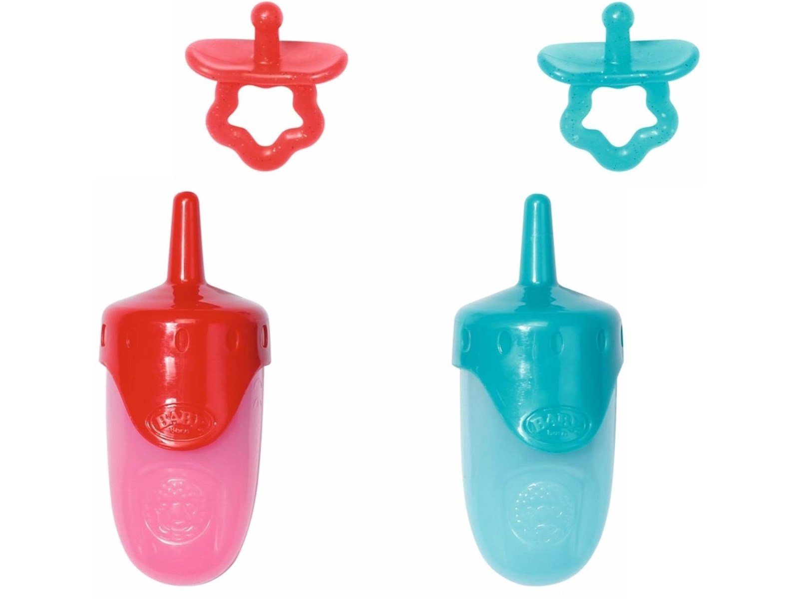 Baby Born Little Bottle & Dummy 2ass.