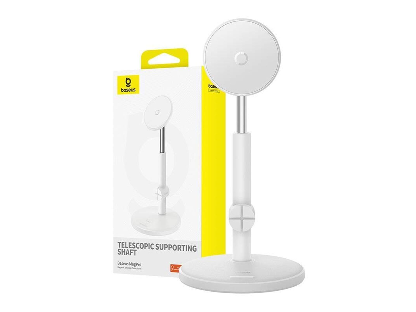 Baseus Magnetic Desktop Phone Stand  MagPro (white)