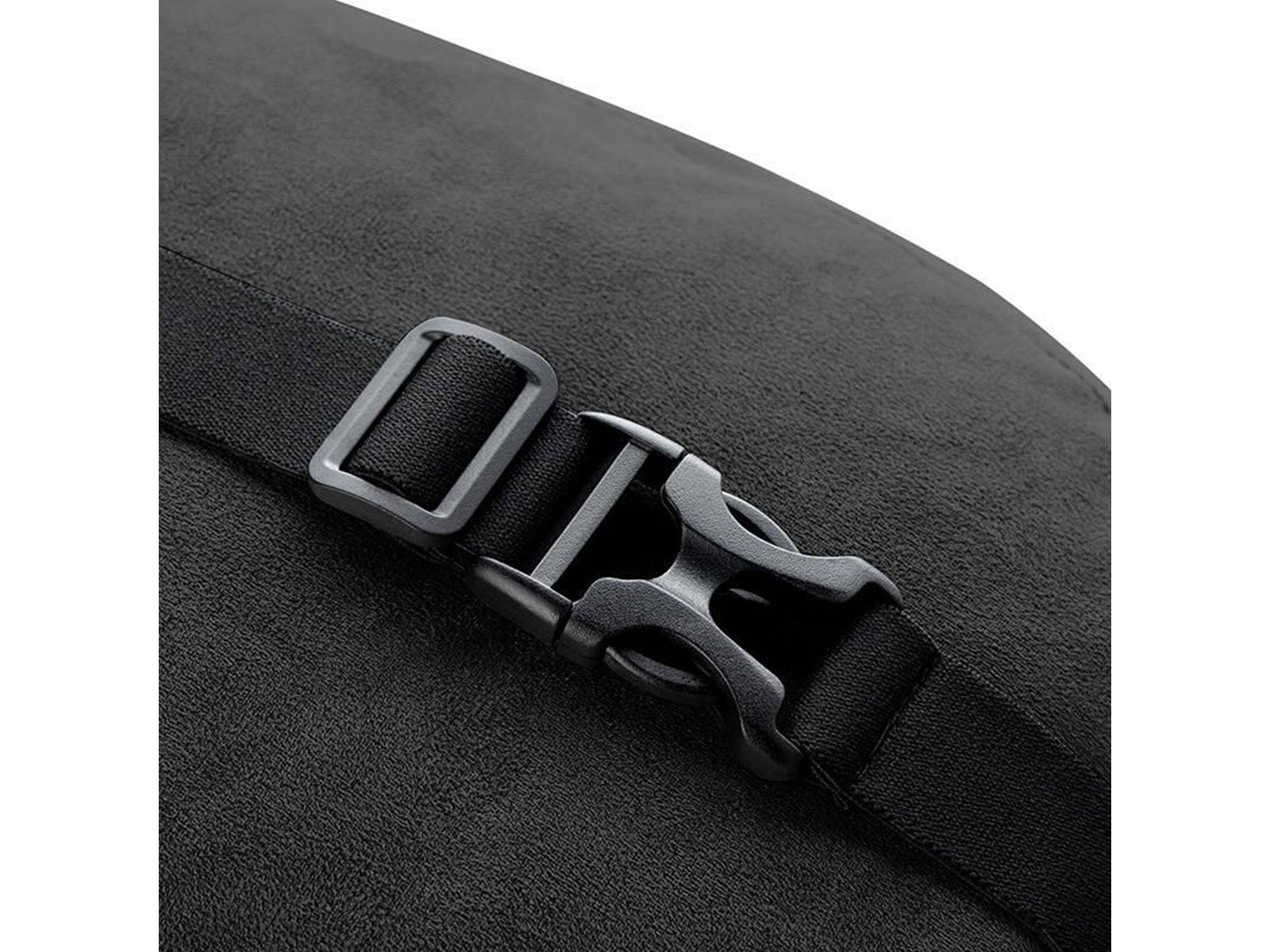Baseus Double sided Car Headrest Mounted Pillow  Comfort Ride (black)