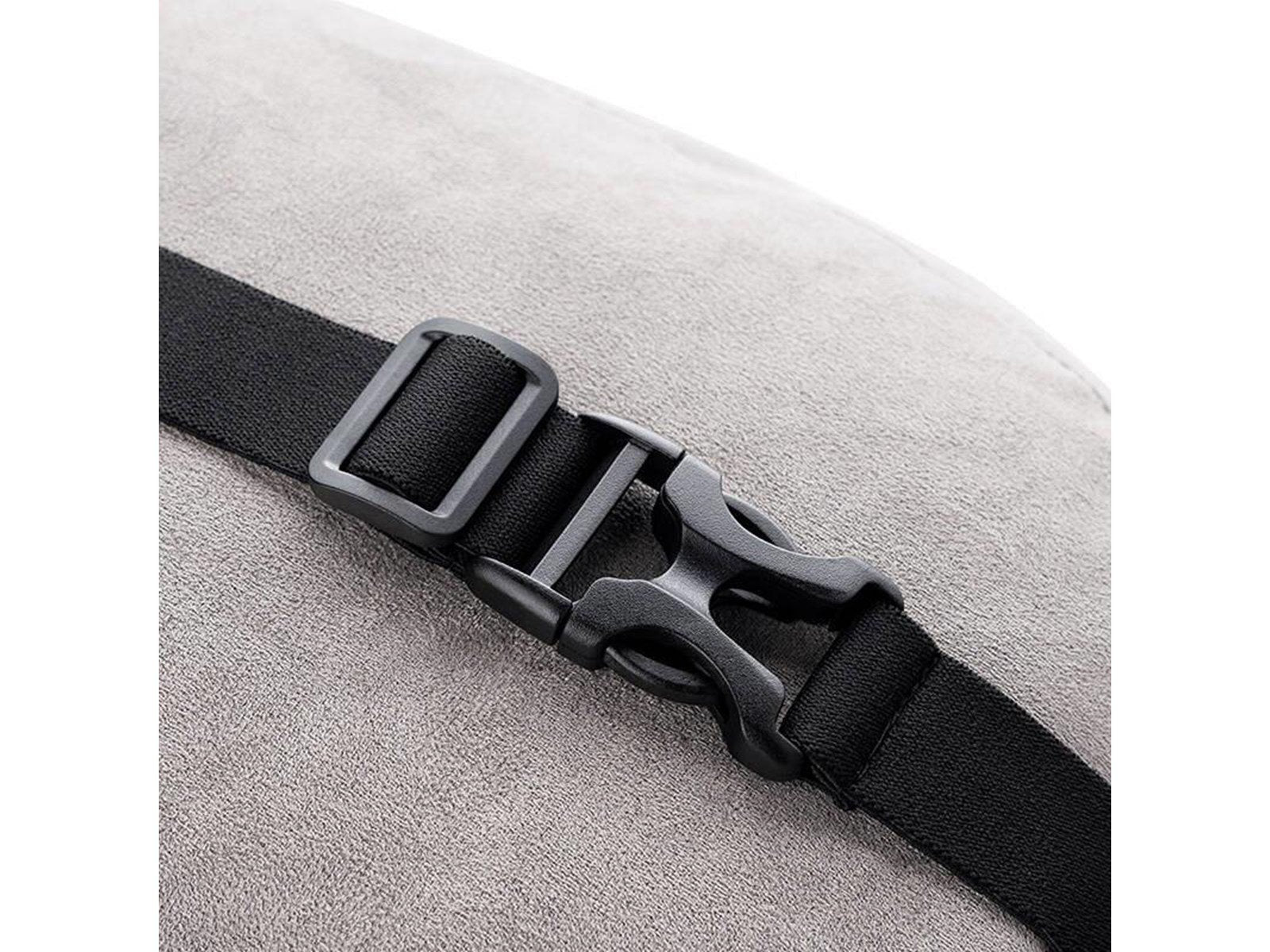 Baseus Double sided Car Headrest Mounted Pillow  Comfort Ride (grey)