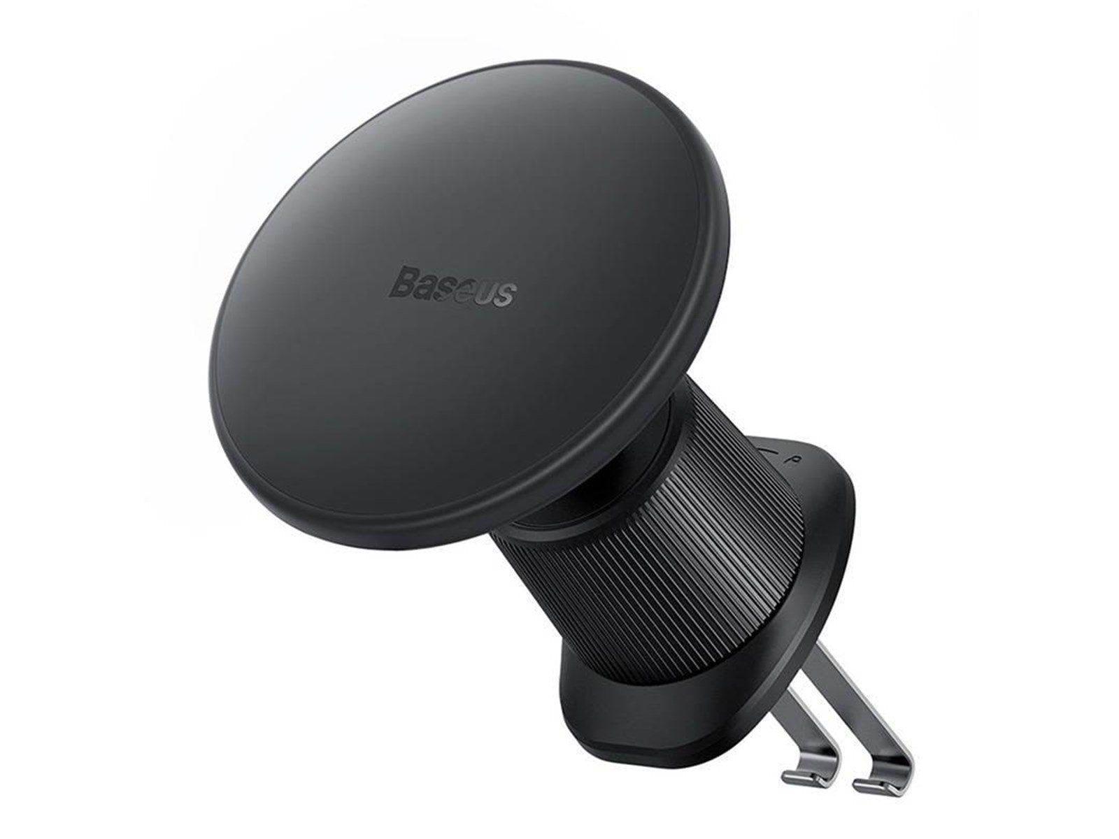 Baseus magnetic Car Phone Holder  with wireless charging CW01 (Black)
