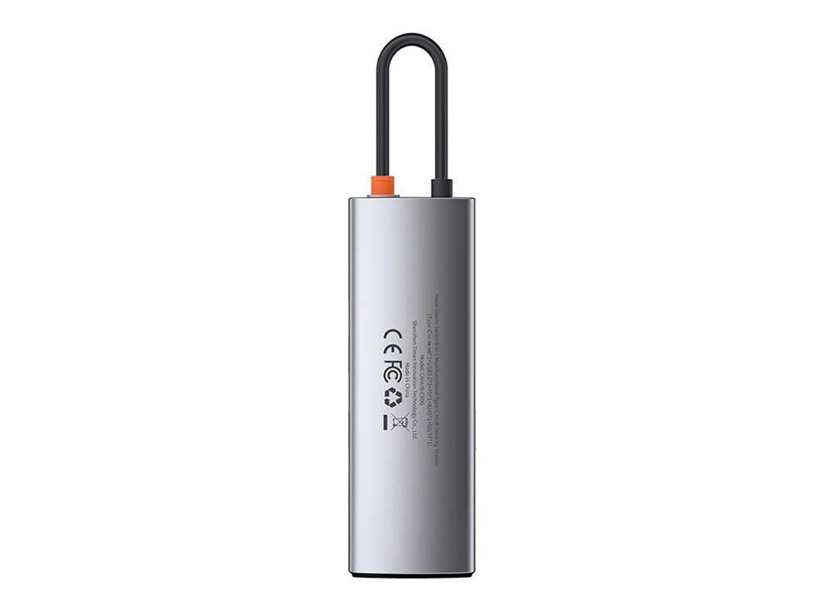 Baseus Hub 8in1 Metal Gleam Series USB-C to 3x USB 3.0 + HDMI + USB-C PD + Ethernet RJ45 + microSD/SD USB-Hubs - USB 3.0 - 7 - G