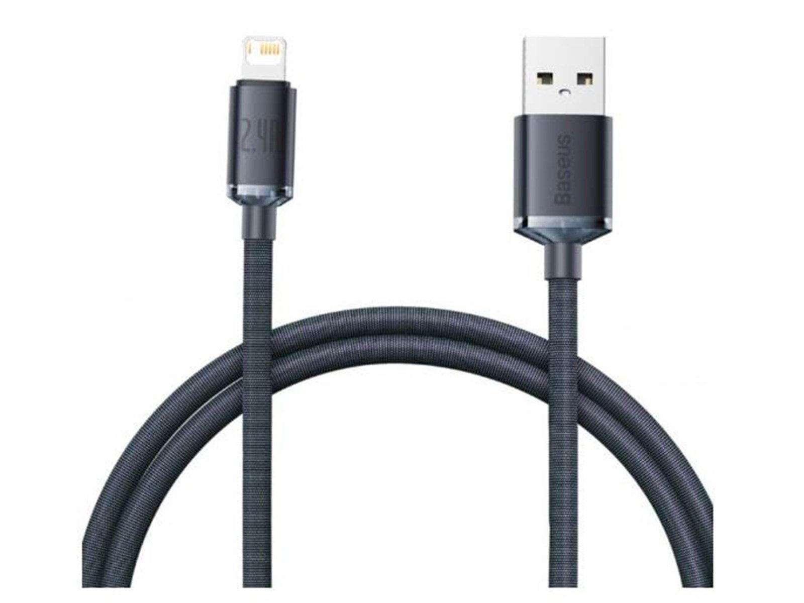 Baseus Crystal Shine cable USB to Lightning 2.4A 1.2m (black)