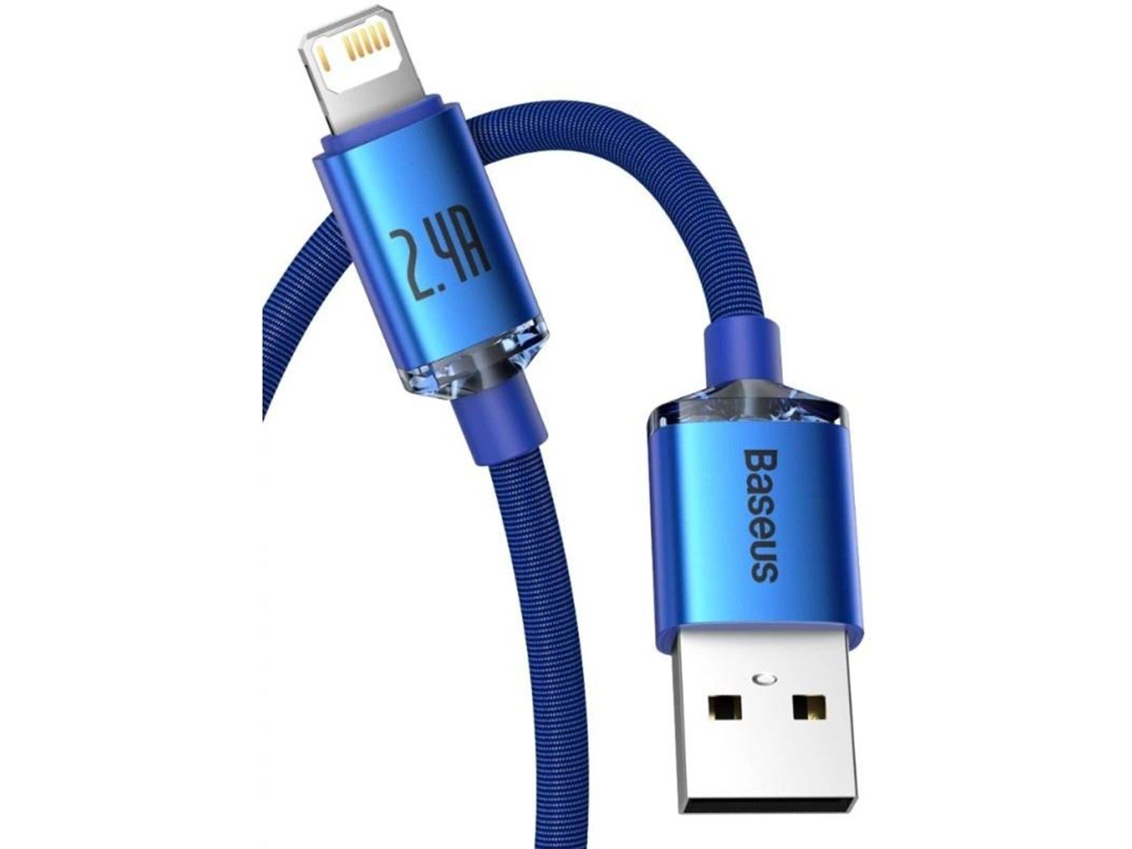 Baseus Crystal Shine cable USB to Lightning 2.4A 1.2m (blue)