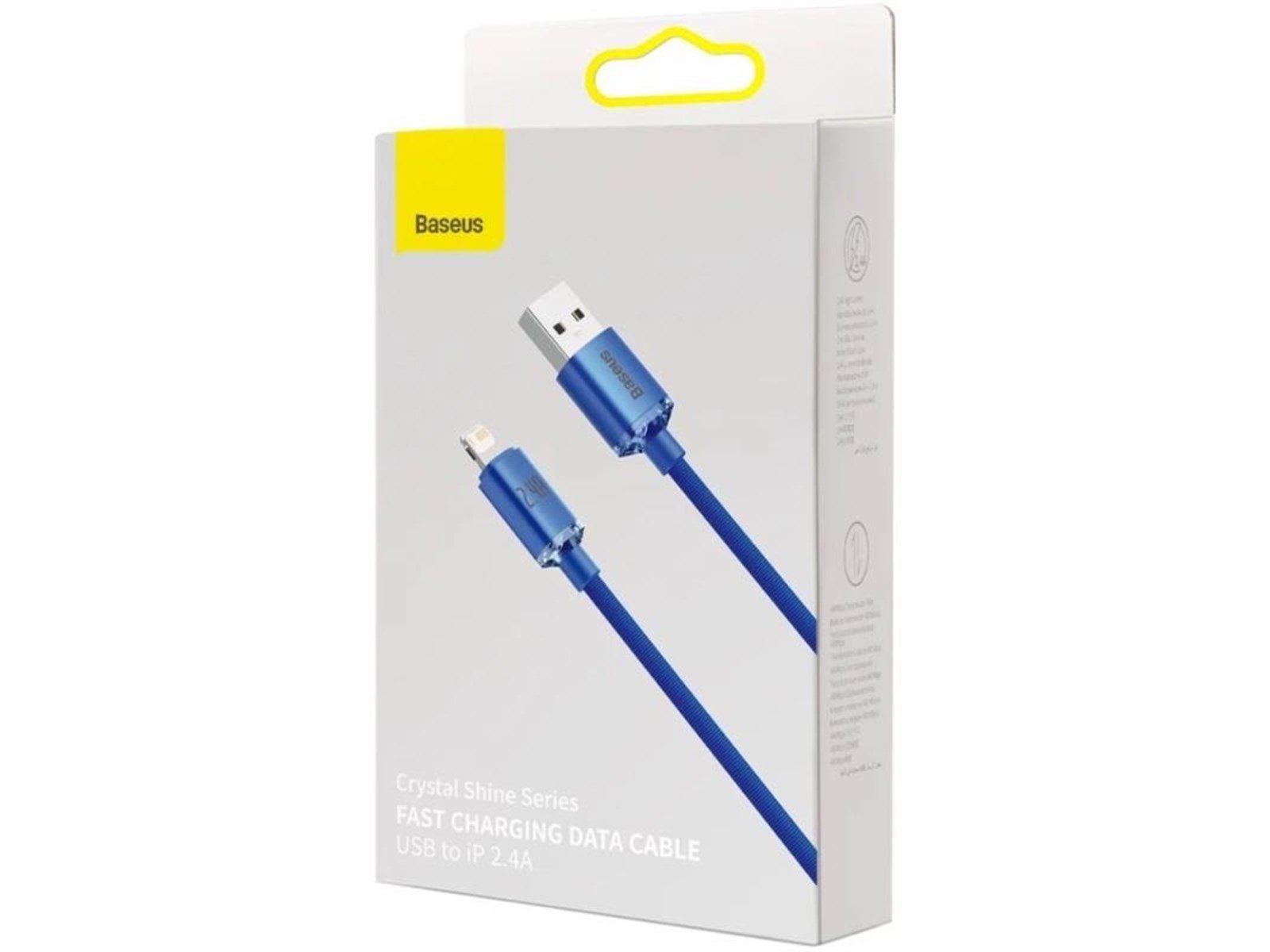 Baseus Crystal Shine cable USB to Lightning 2.4A 1.2m (blue)