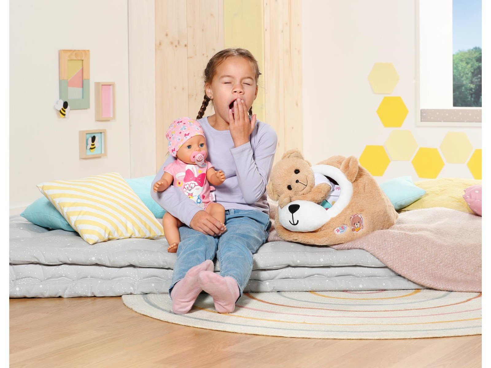 Baby Born Bear Sleeping Cave