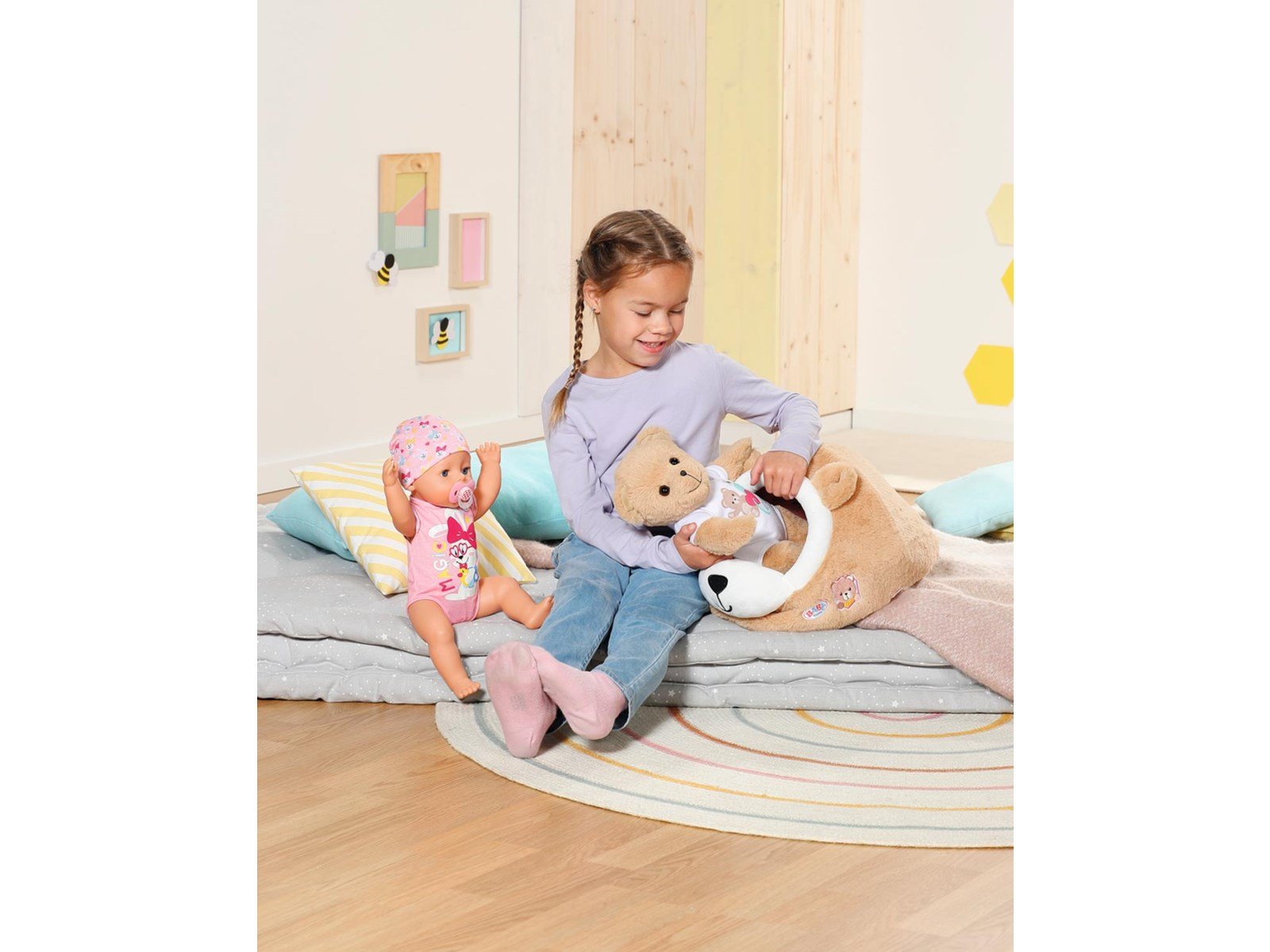 Baby Born Bear Sleeping Cave