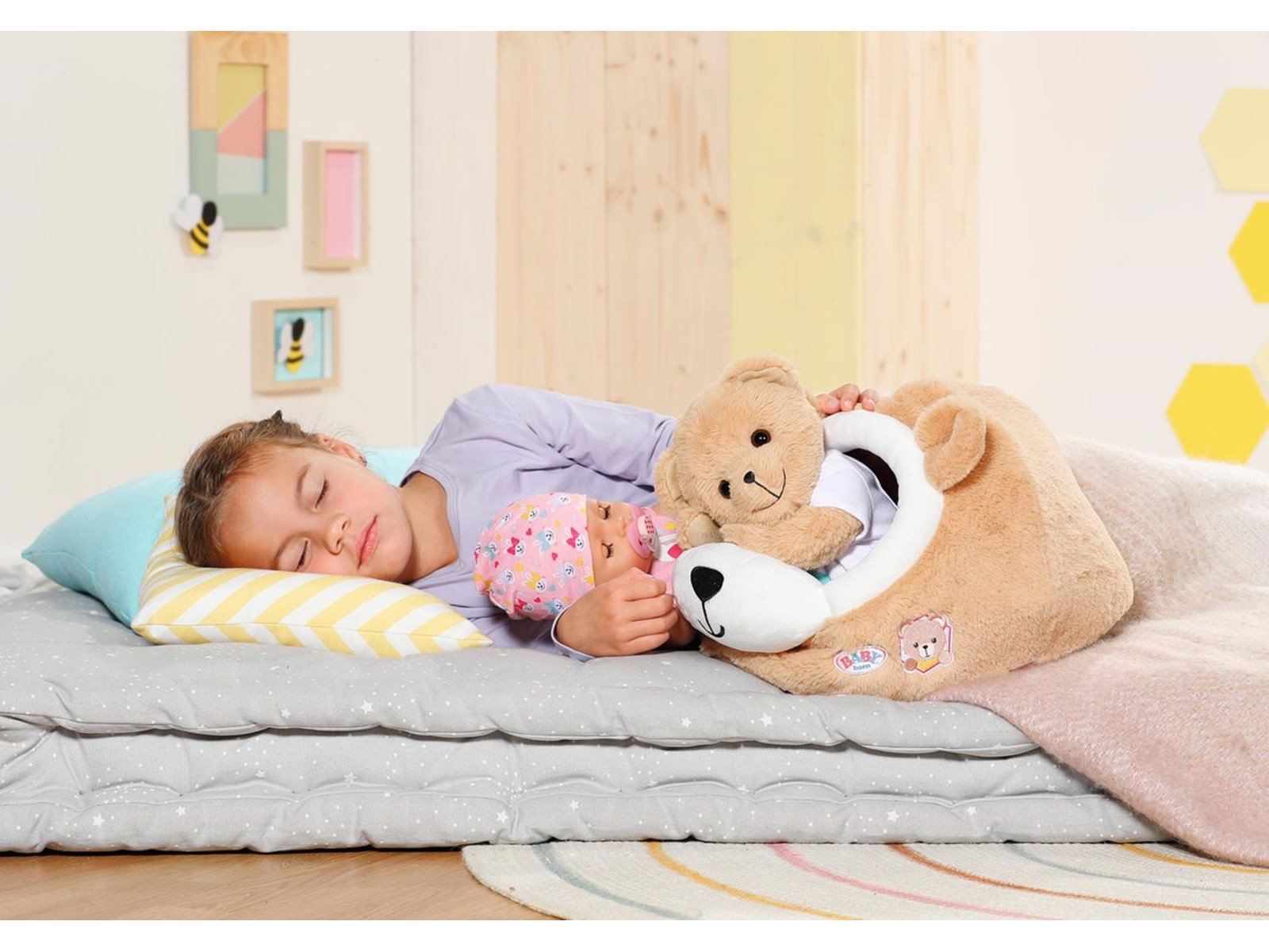 Baby Born Bear Sleeping Cave