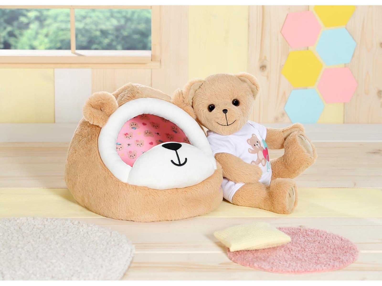 Baby Born Bear Sleeping Cave