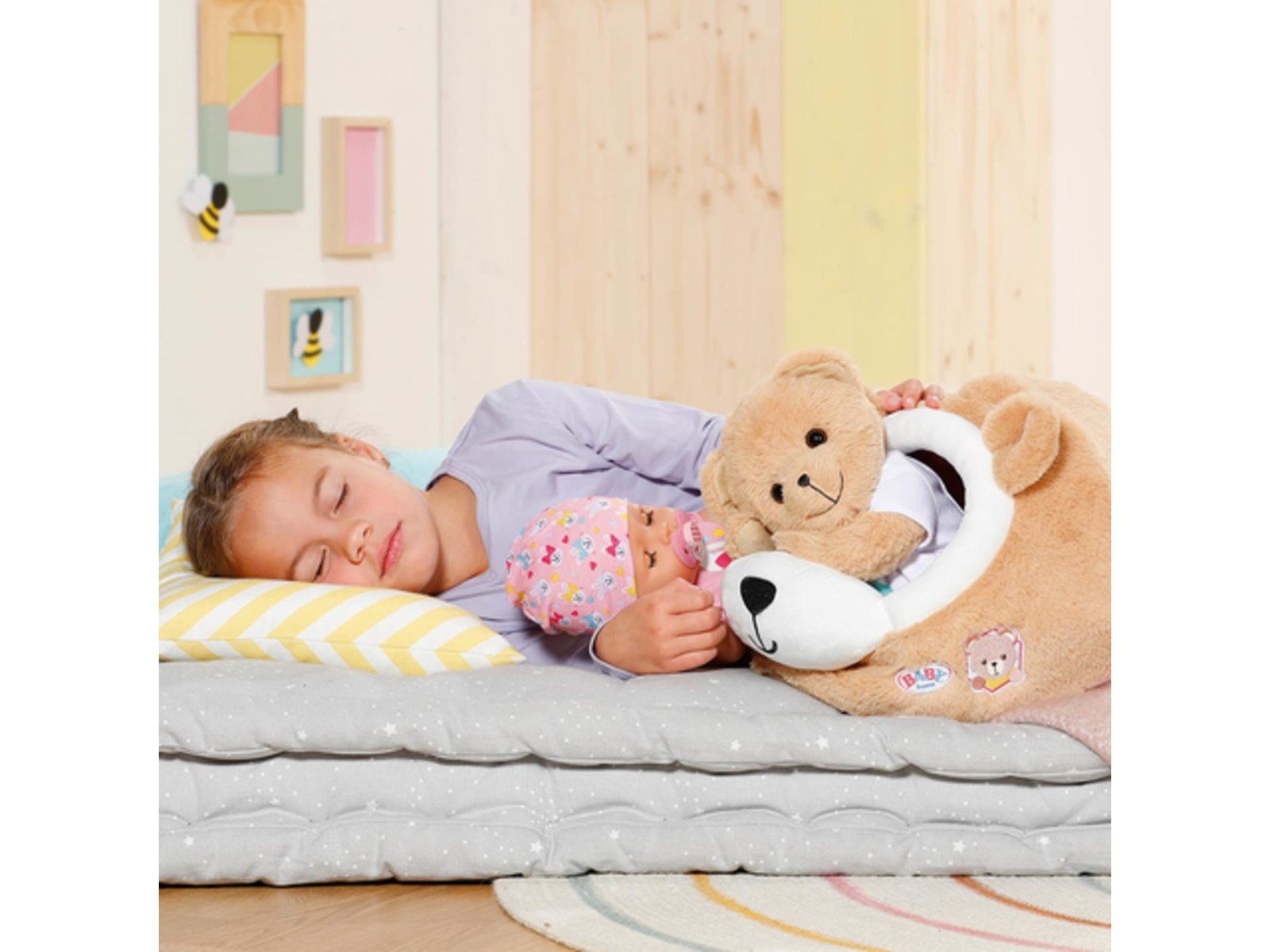 Baby Born Bear Sleeping Cave