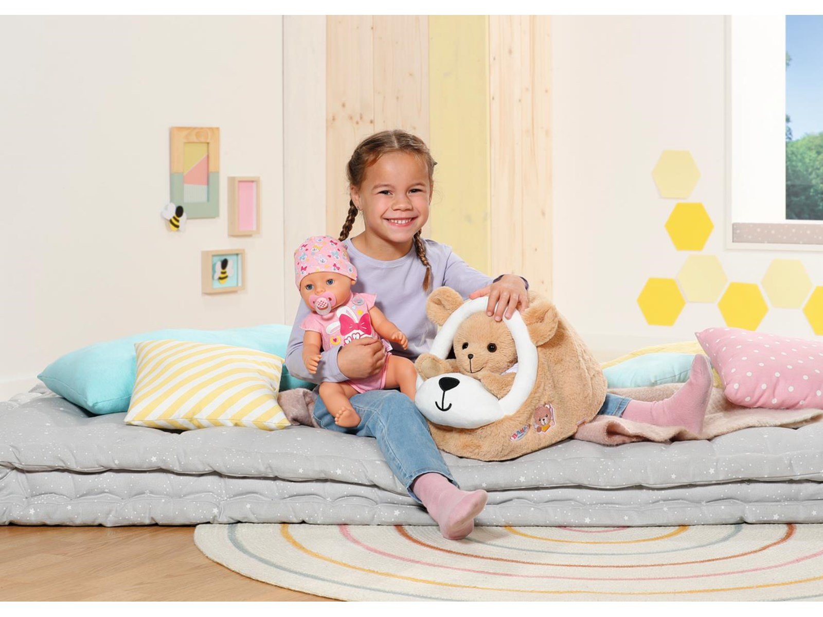 Baby Born Bear Sleeping Cave