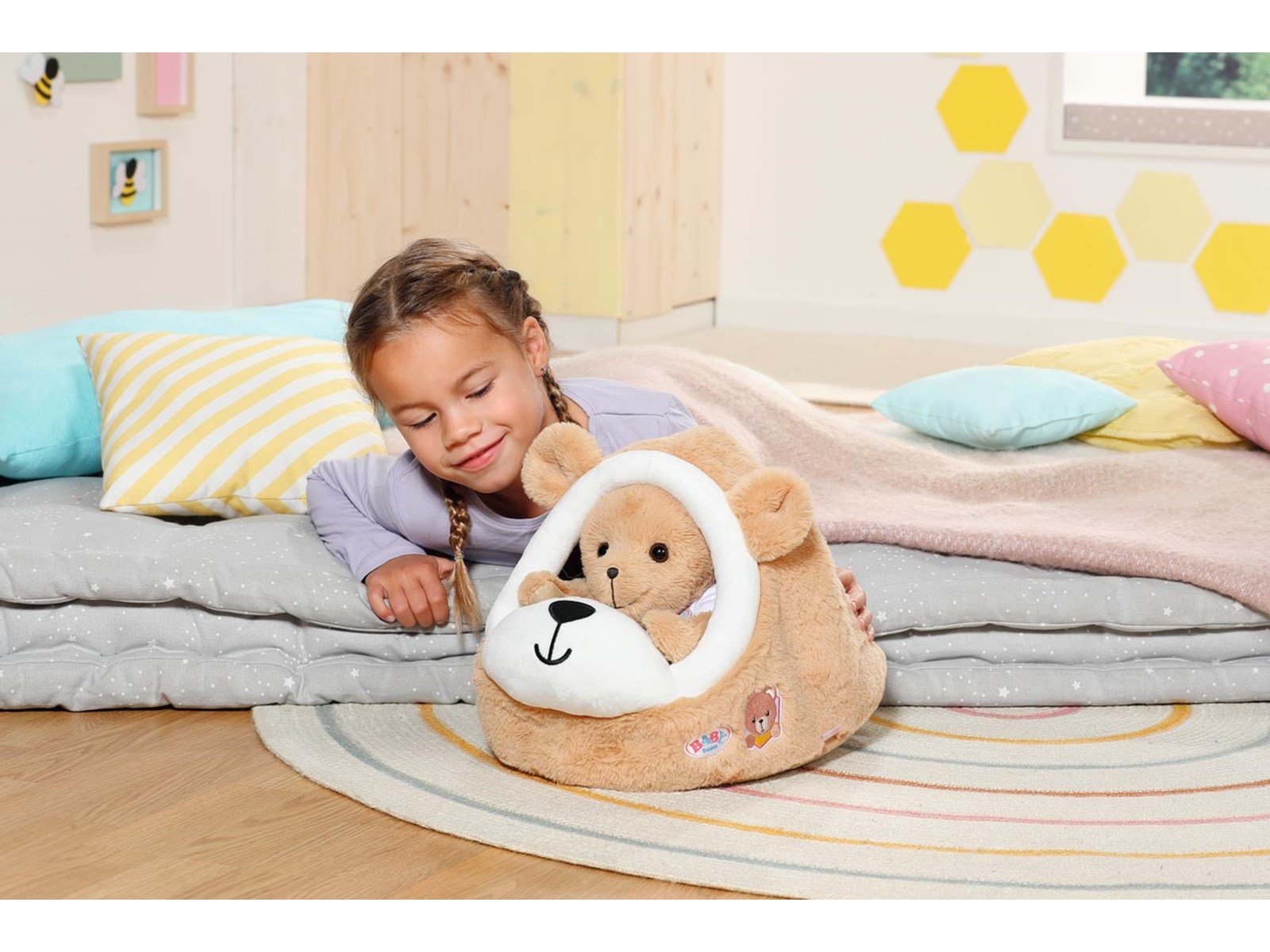 Baby Born Bear Sleeping Cave