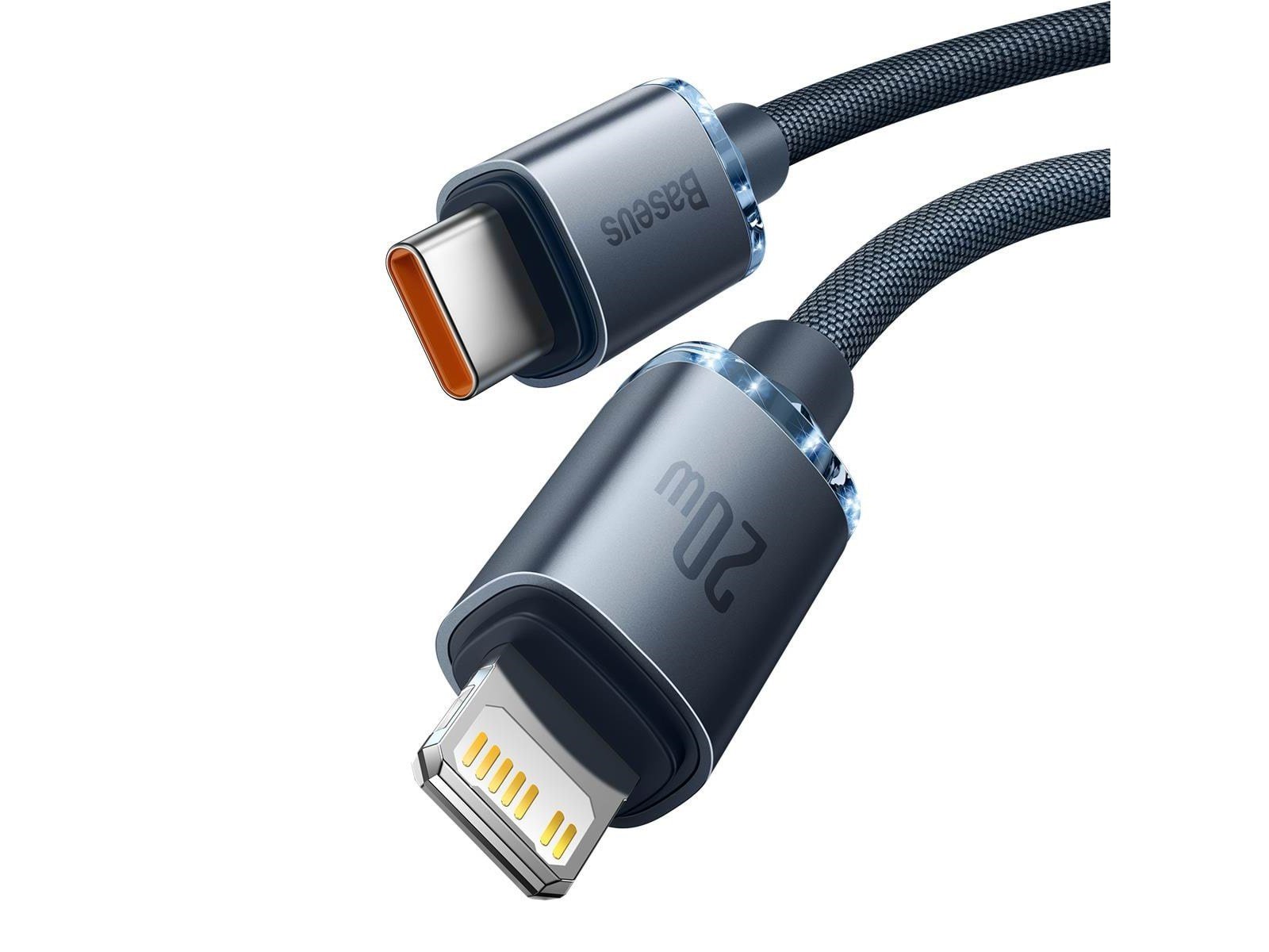 Baseus Crystal Shine cable USB-C to Lightning 20W PD 2m (black)