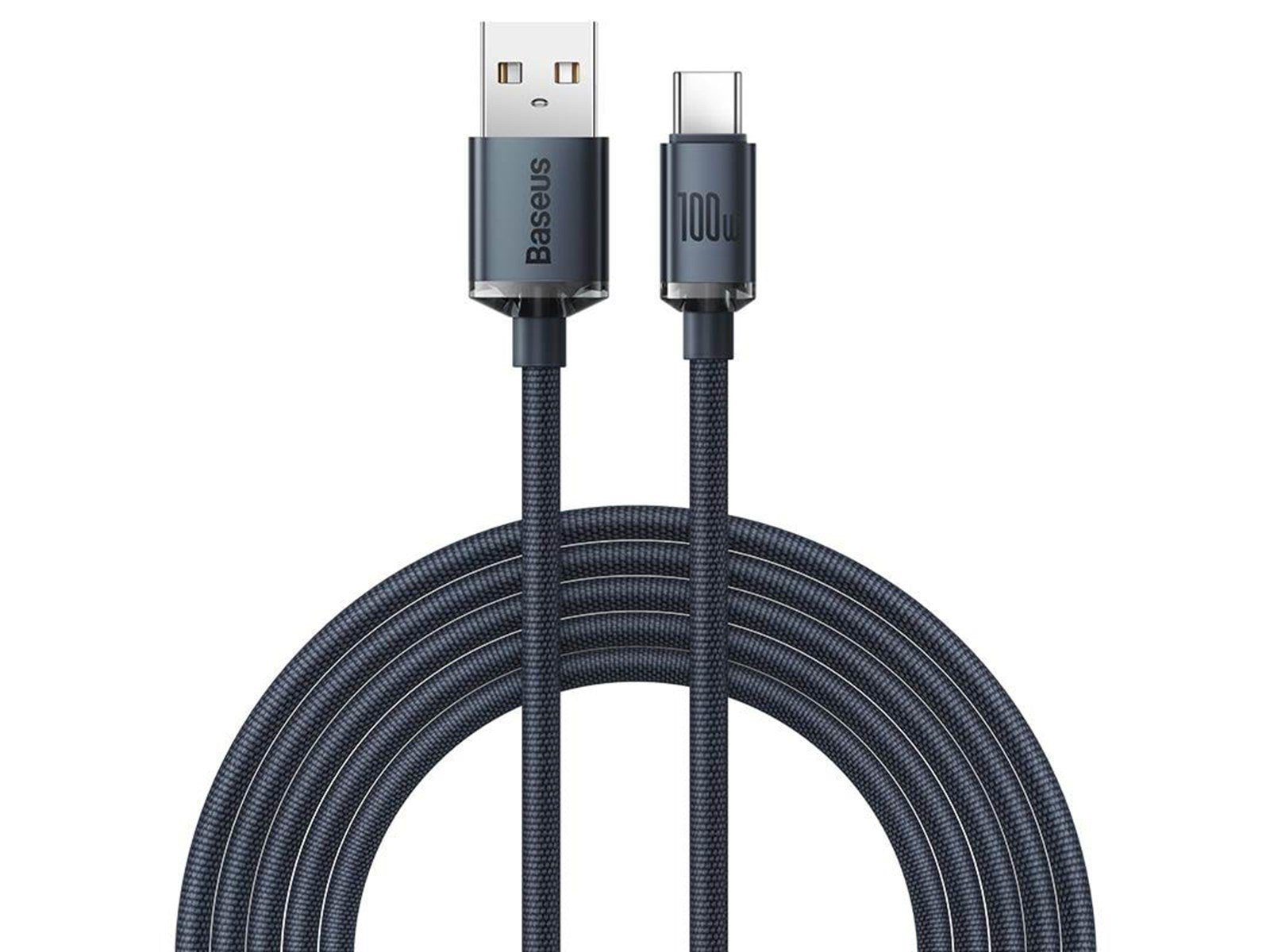 Baseus Crystal Shine cable USB to USB-C 100W 1.2m (black)