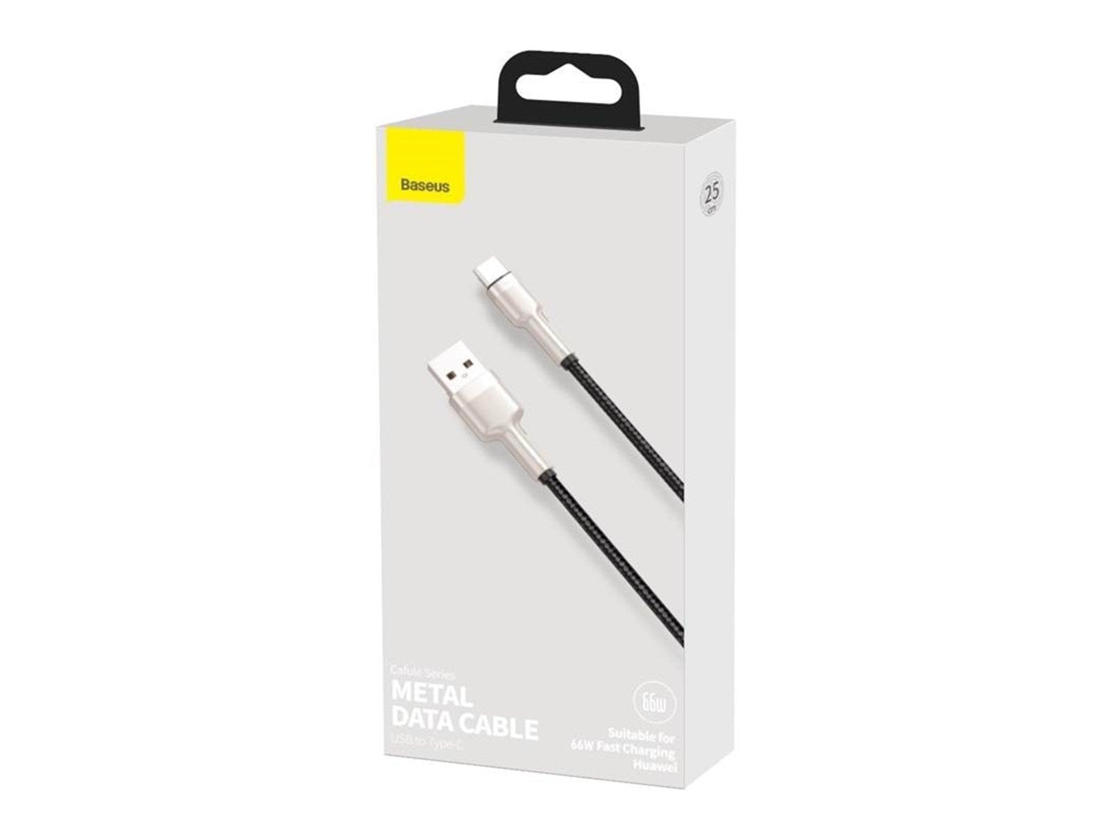Baseus USB cable for USB-C  Cafule 66W 0.25m (black)