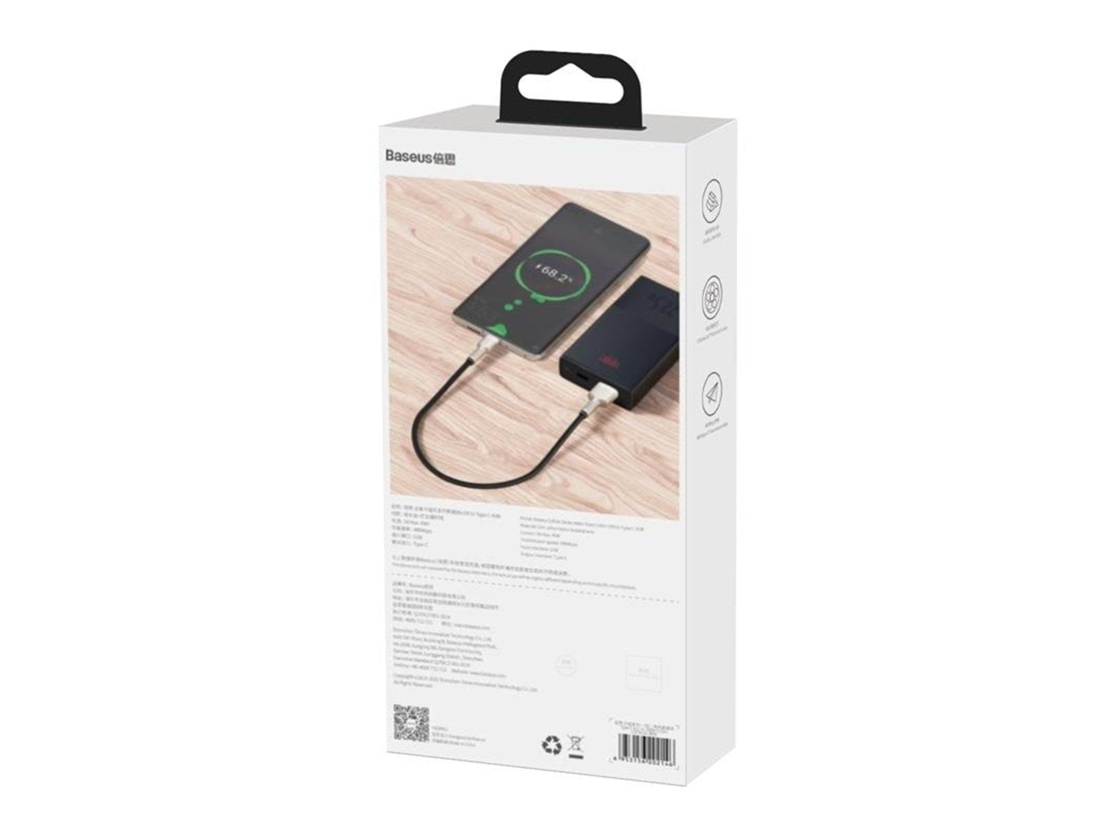Baseus USB cable for USB-C  Cafule 66W 0.25m (black)