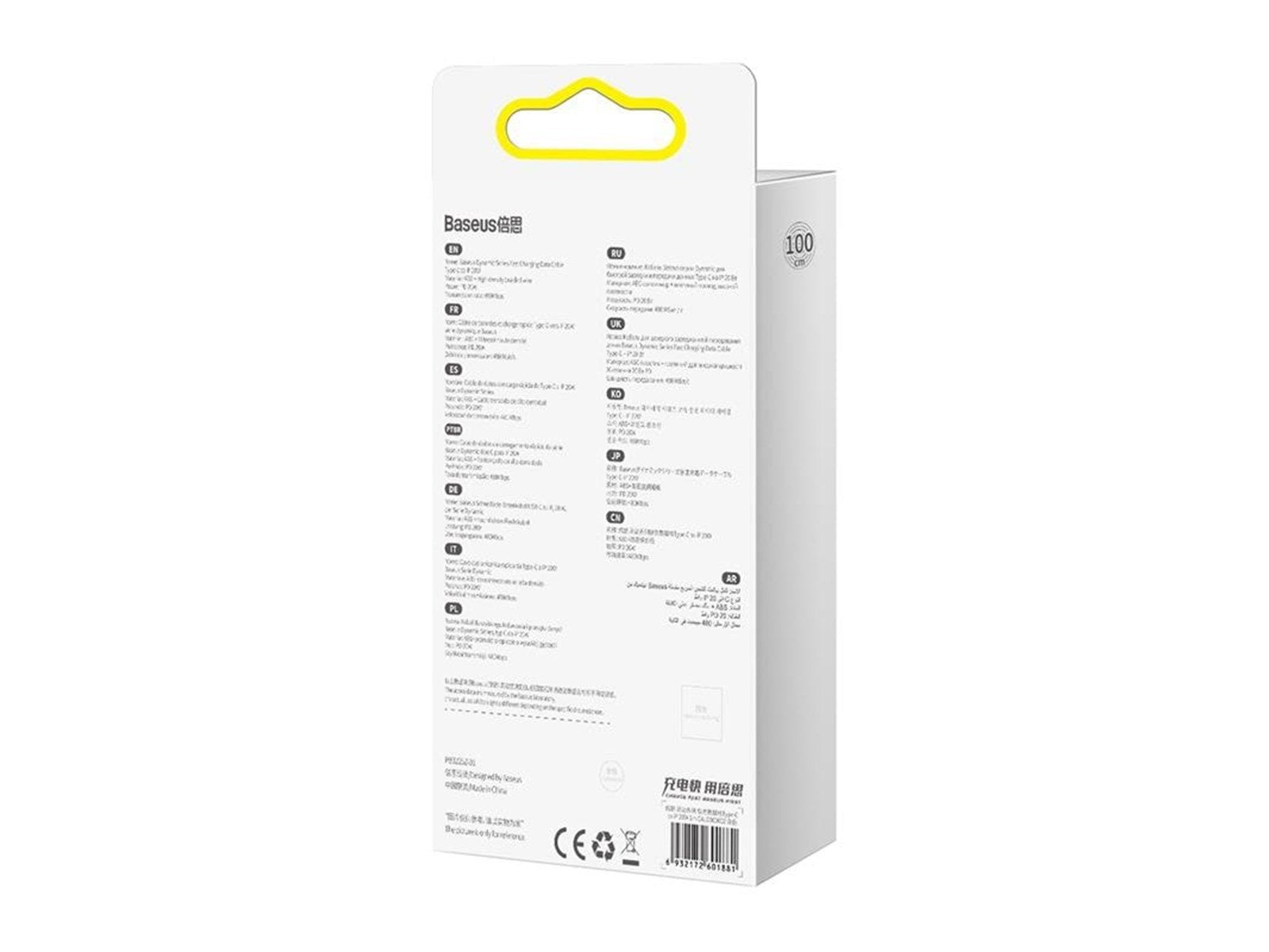 Baseus Dynamic Series cable USB-C to Lightning 20W 1m (gray)