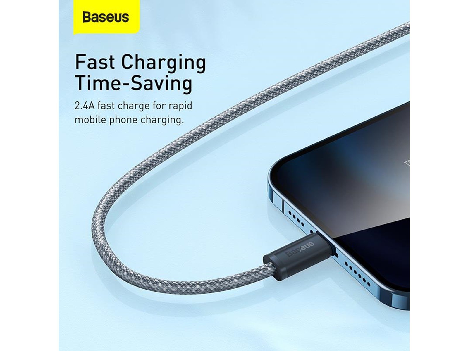 Baseus Dynamic Series cable USB to Lightning 2.4A 2m (gray)