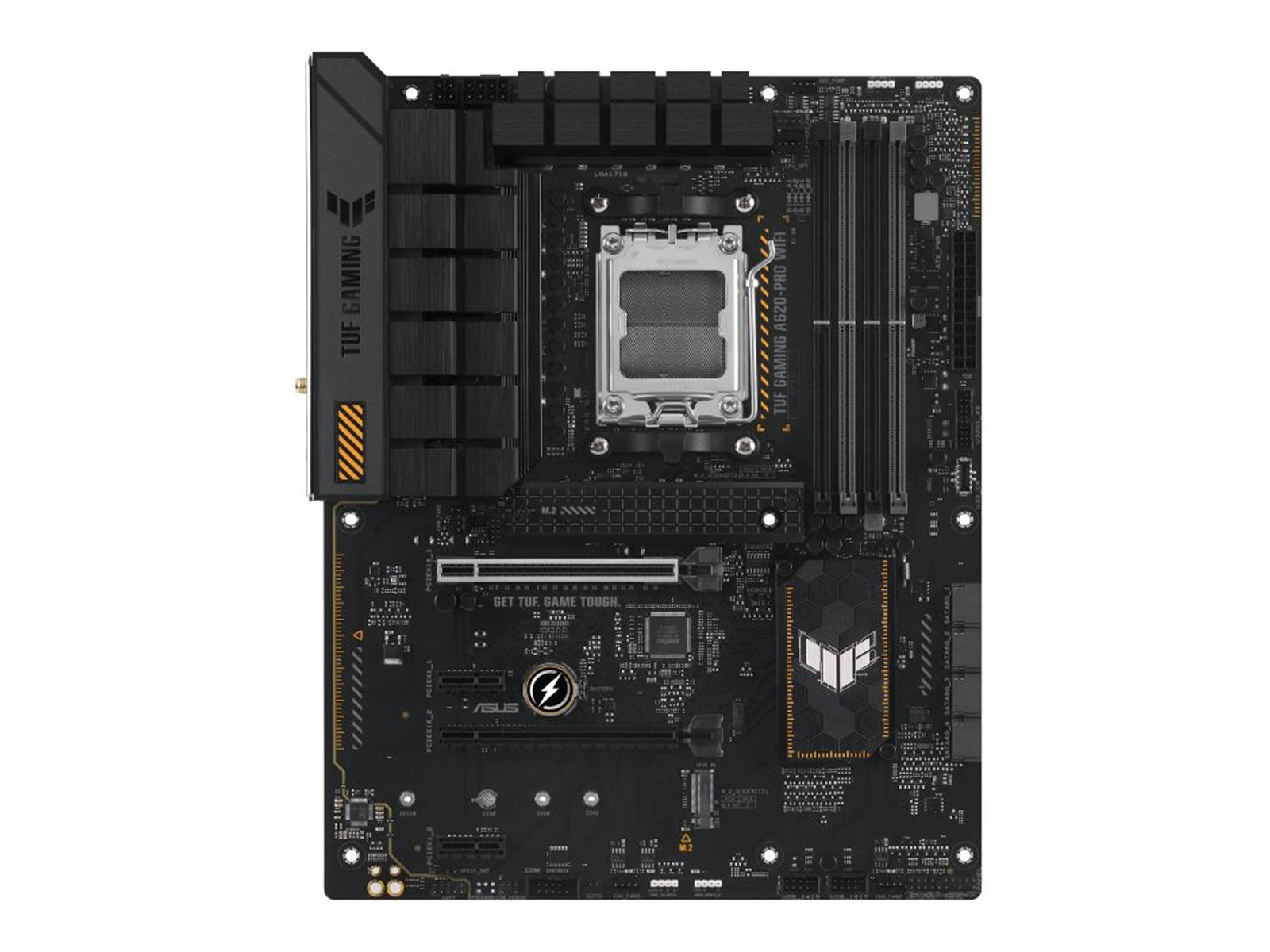 ASUS TUF GAMING A620-PRO WIFI Mainboard - AMD A620 - AMD AM5 socket - DDR5 RAM - ATX
