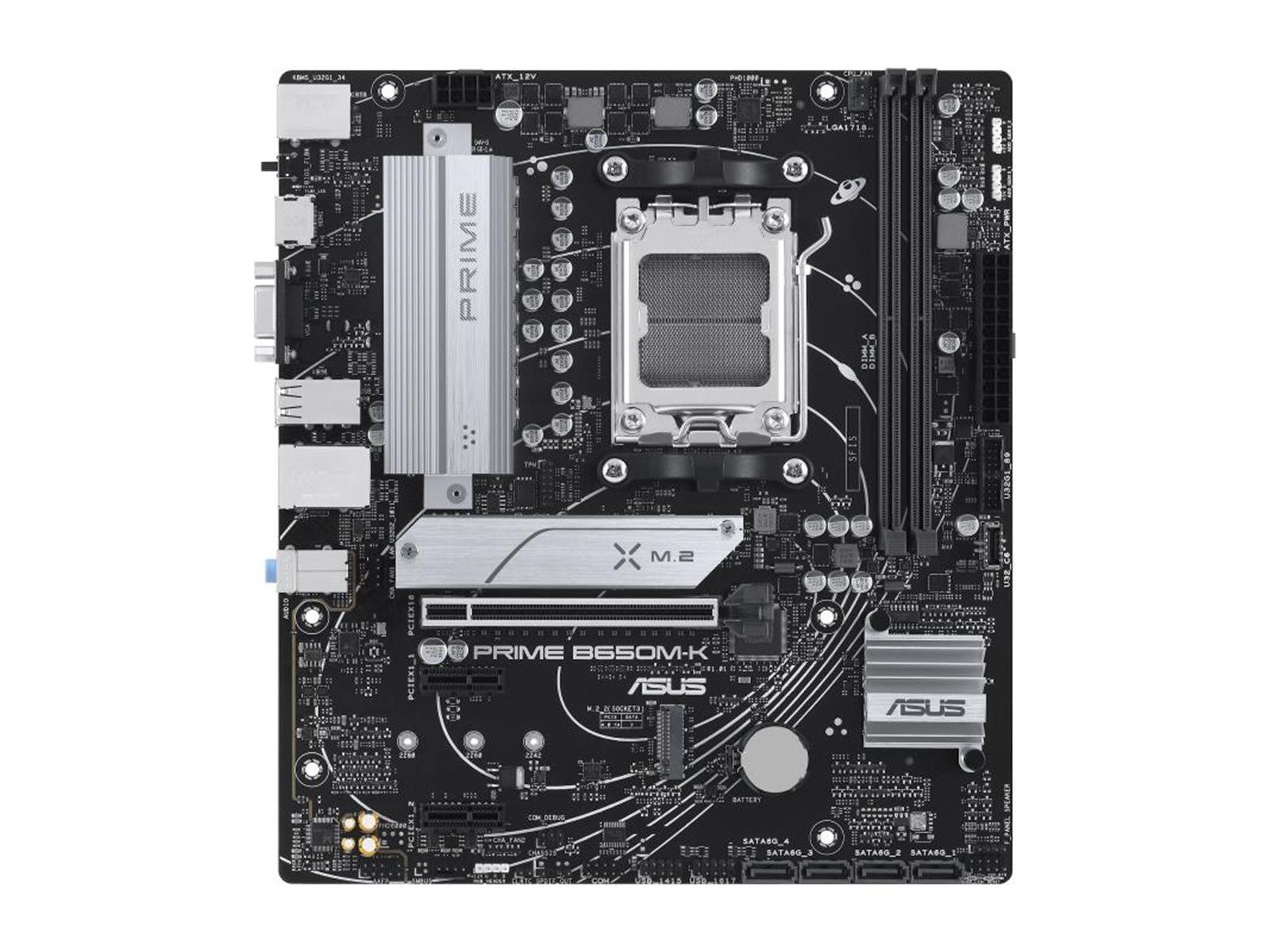 ASUS PRIME B650M-K Mainboard - AMD B650 - AMD AM5 socket - DDR5 RAM - Micro-ATX