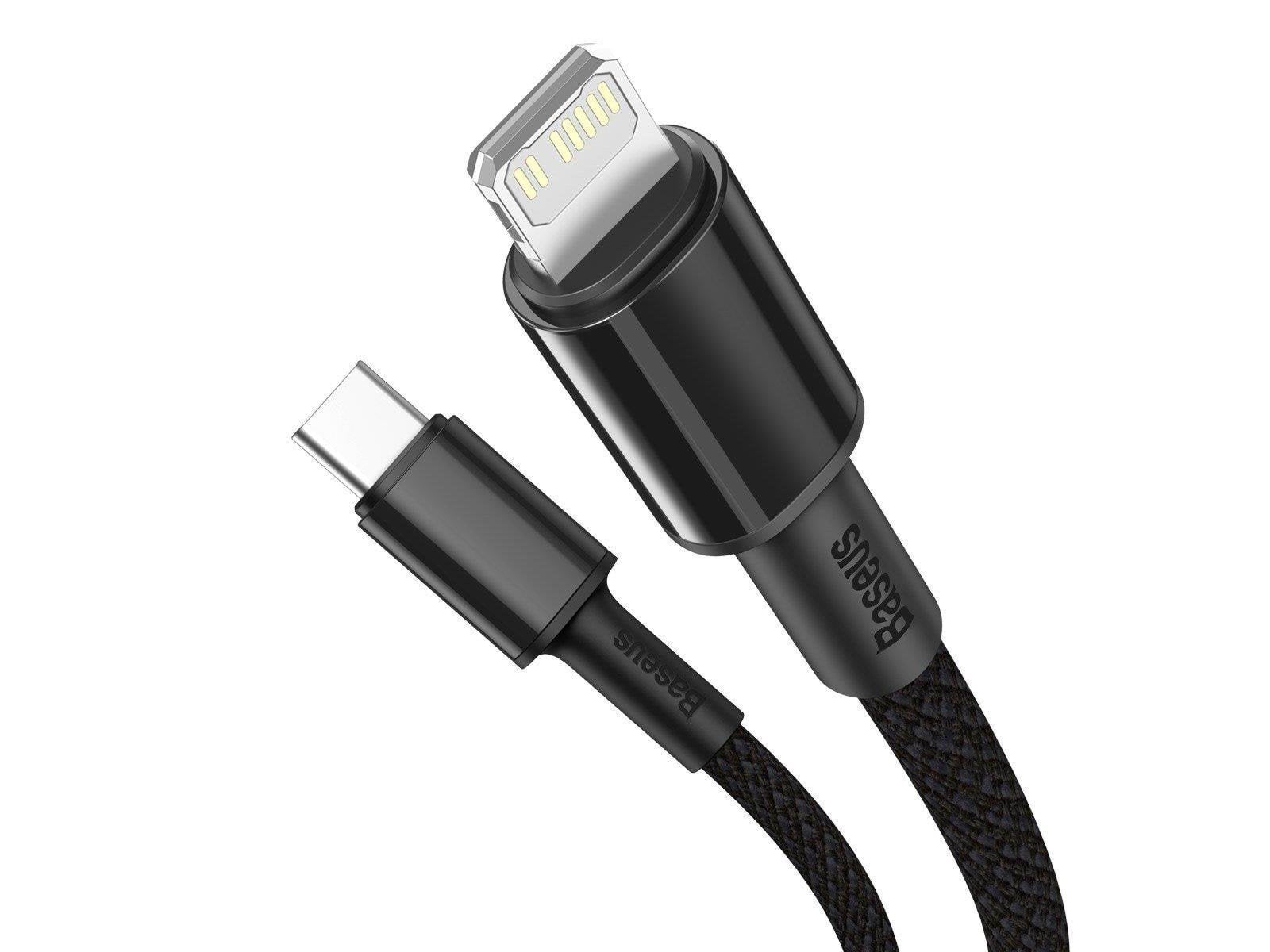 Baseus High Density Braided Cable Type-C to Lightning PD 20W 1m (Black)