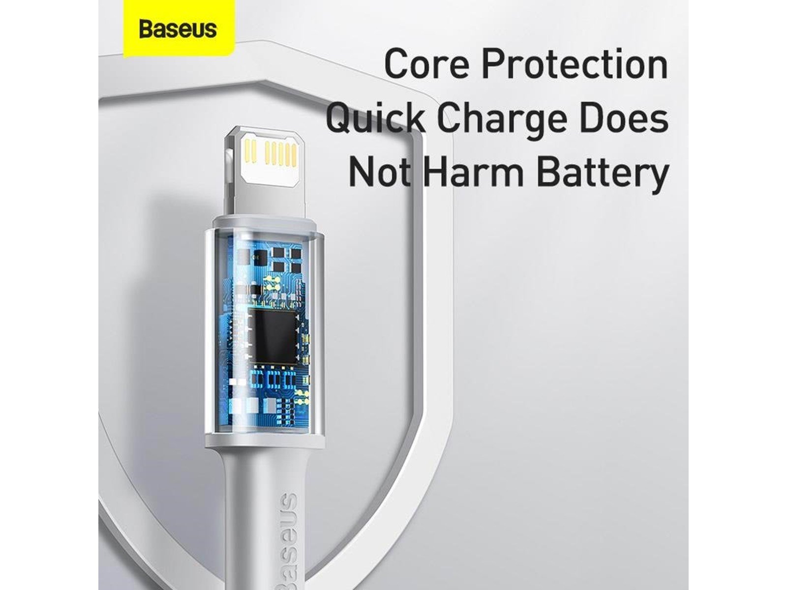 Baseus High Density Braided Cable Type-C to Lightning PD 20W 1m (white)