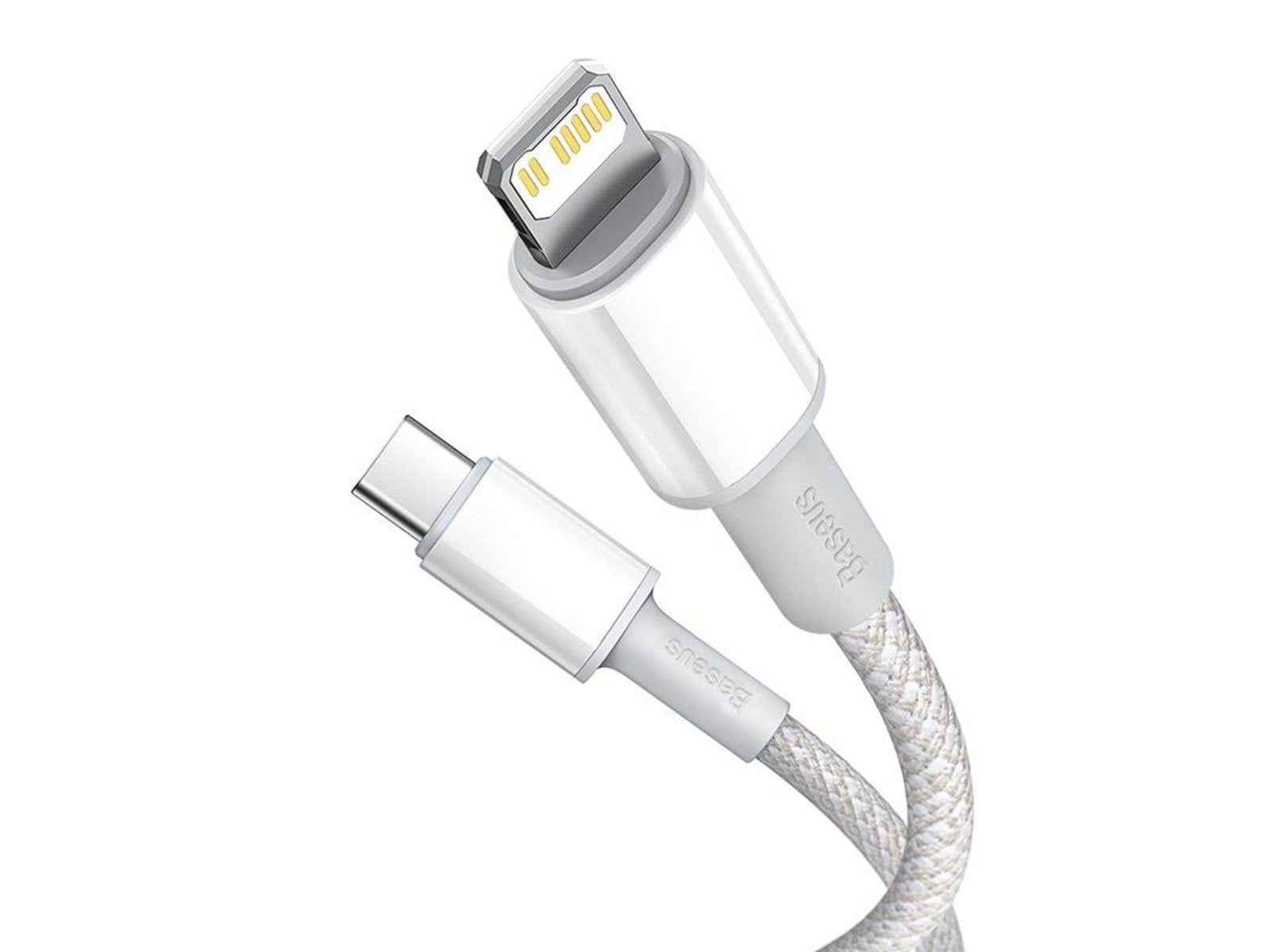 Baseus High Density Braided Cable Type-C to Lightning PD 20W 1m (white)