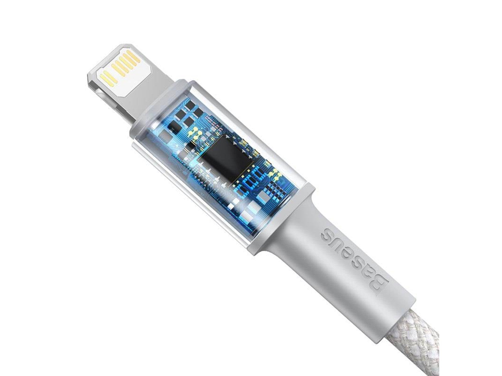 Baseus High Density Braided Cable Type-C to Lightning PD 20W 1m (white)