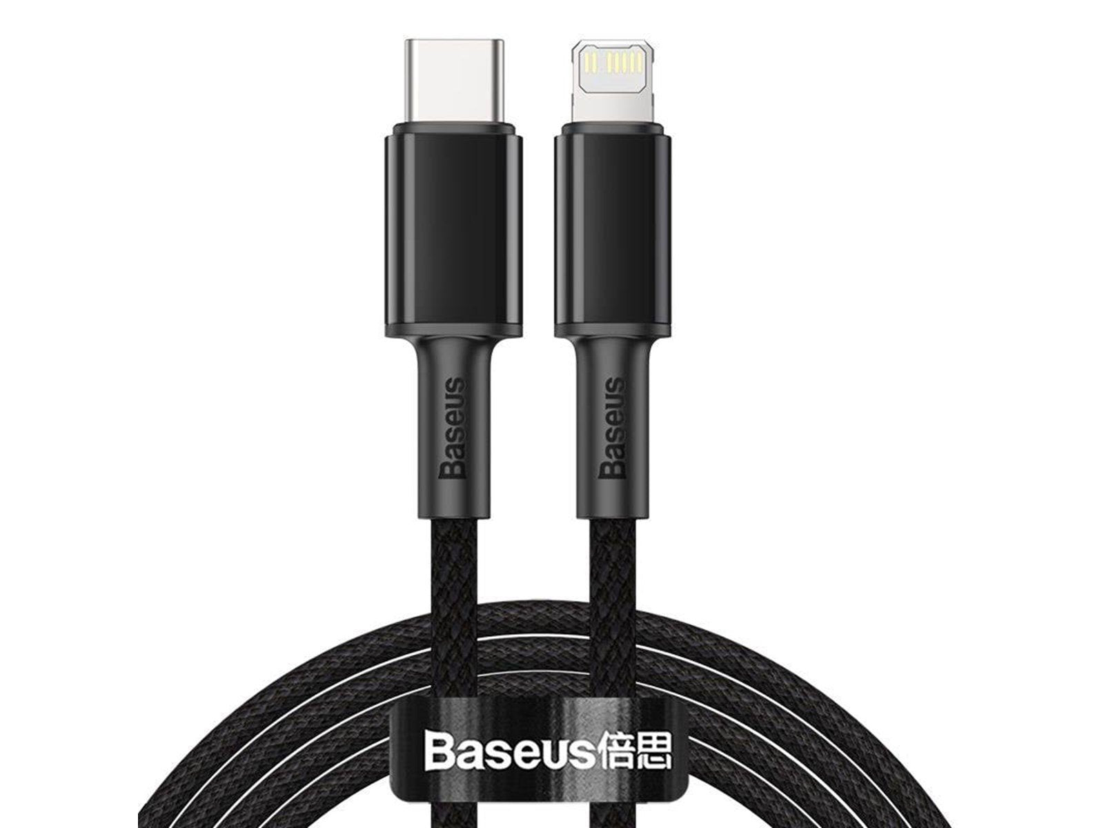 Baseus High Density Braided Cable Type-C to Lightning PD 20W 2m (Black)