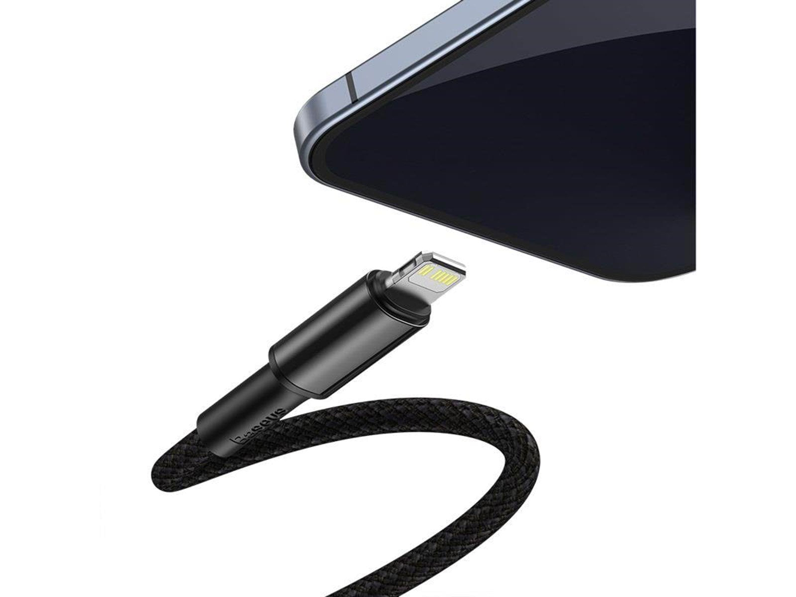 Baseus High Density Braided Cable Type-C to Lightning PD 20W 2m (Black)